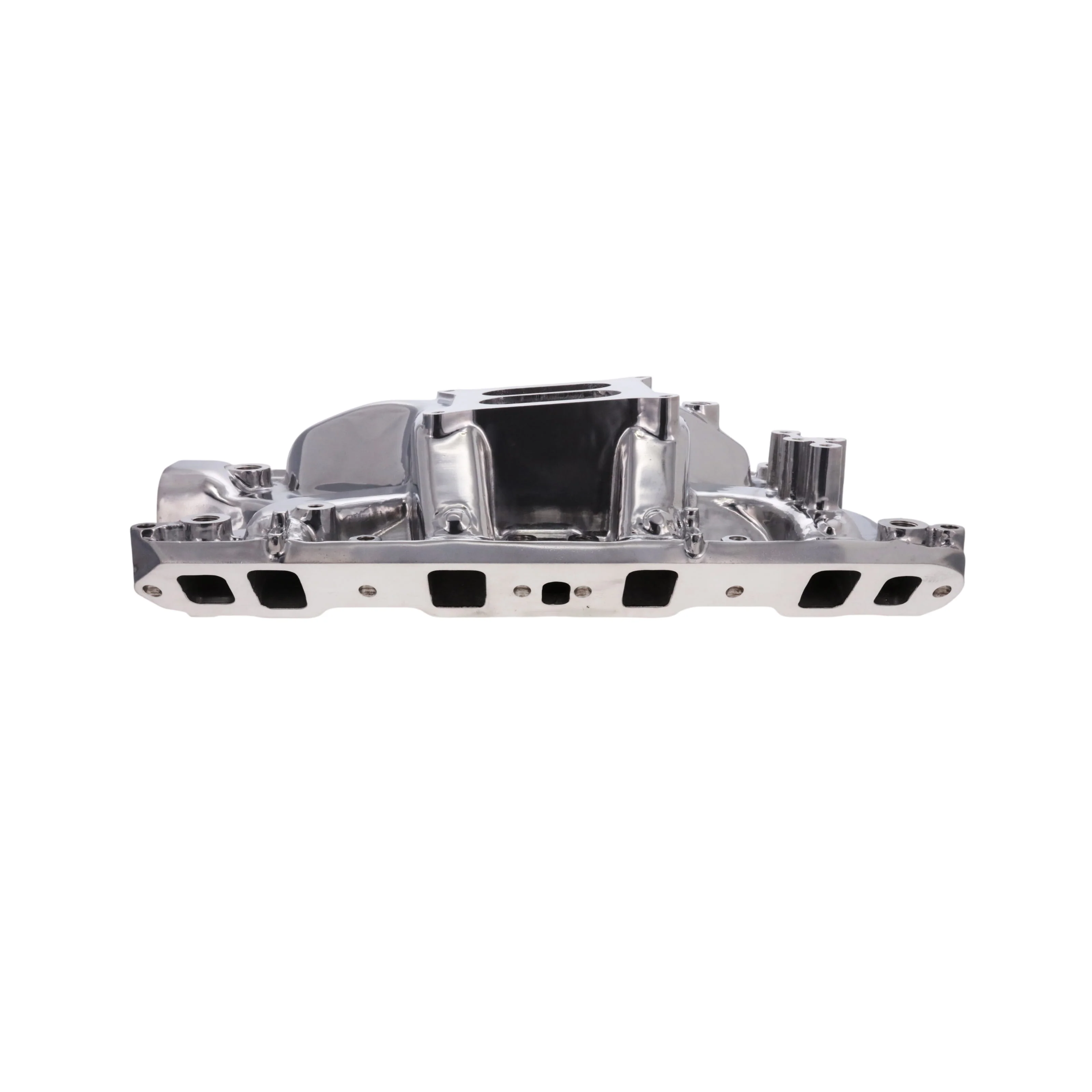 Ford 351W Carbureted Aluminum Dual Plane Intake Manifold - Polished - Image 5