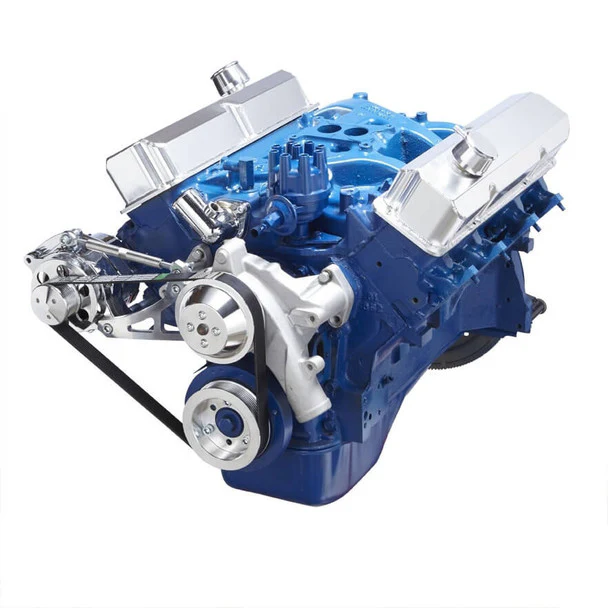 Ford 390 Serpentine System - Alternator Only - Polished - Image 2