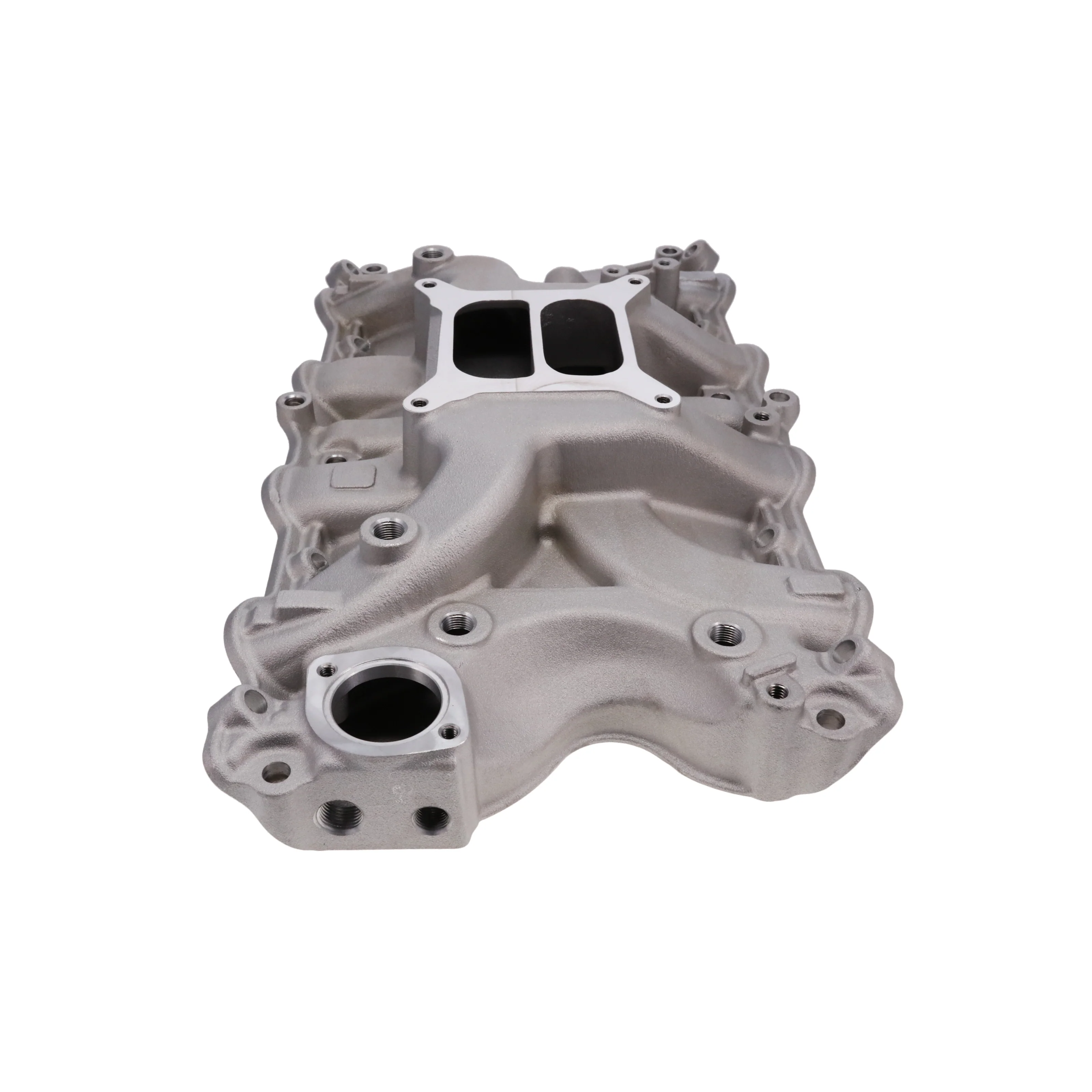 Ford 429/460 Big Block V8 Dual Plane Aluminum Intake Manifold - Satin - Image 2