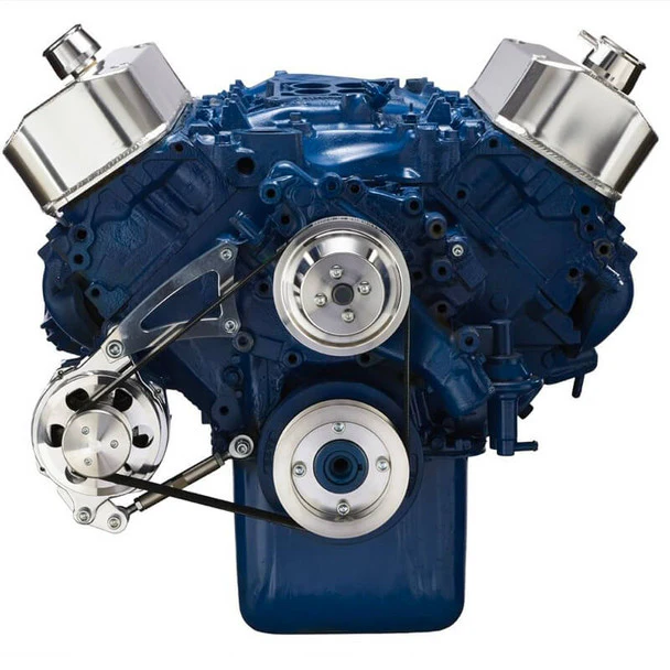 Ford 460 Serpentine System - Alternator Only - Polished - Image 2
