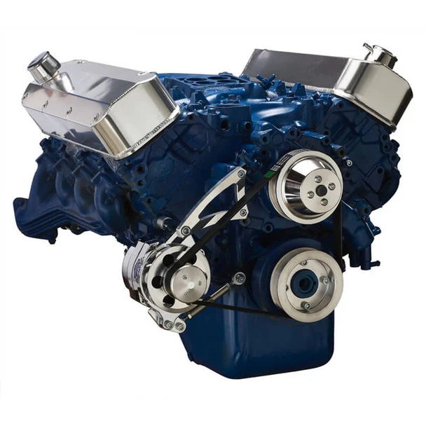 Ford 460 Serpentine System - Alternator Only - Polished - Image 3