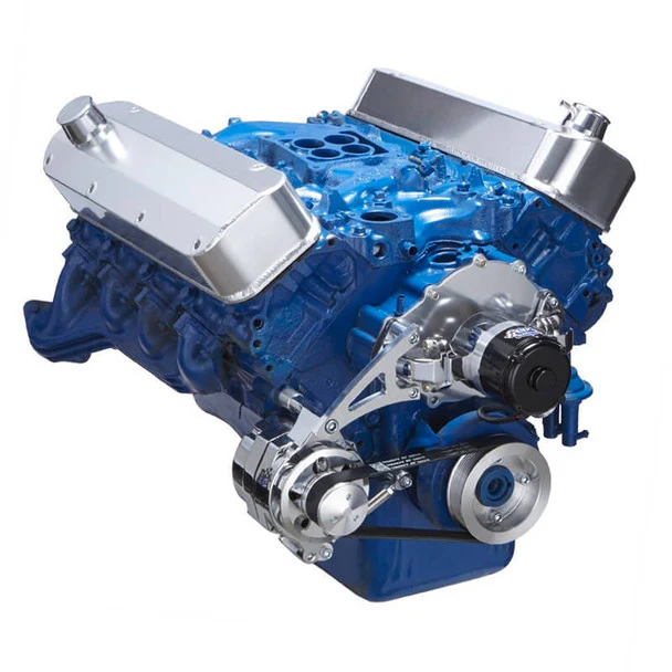 Ford 460 Serpentine System - Electric Water Pump, Alternator Only - Polished - Image 3