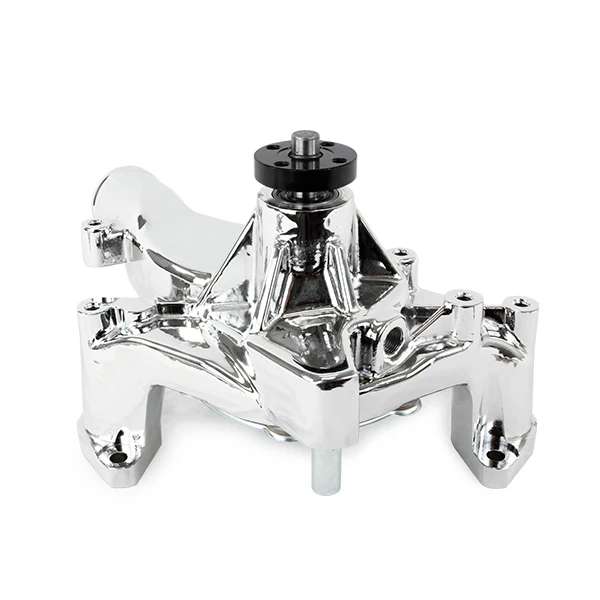 Ford Big Block FE High-Flow Mechanical Water Pump - Chrome - Image 3