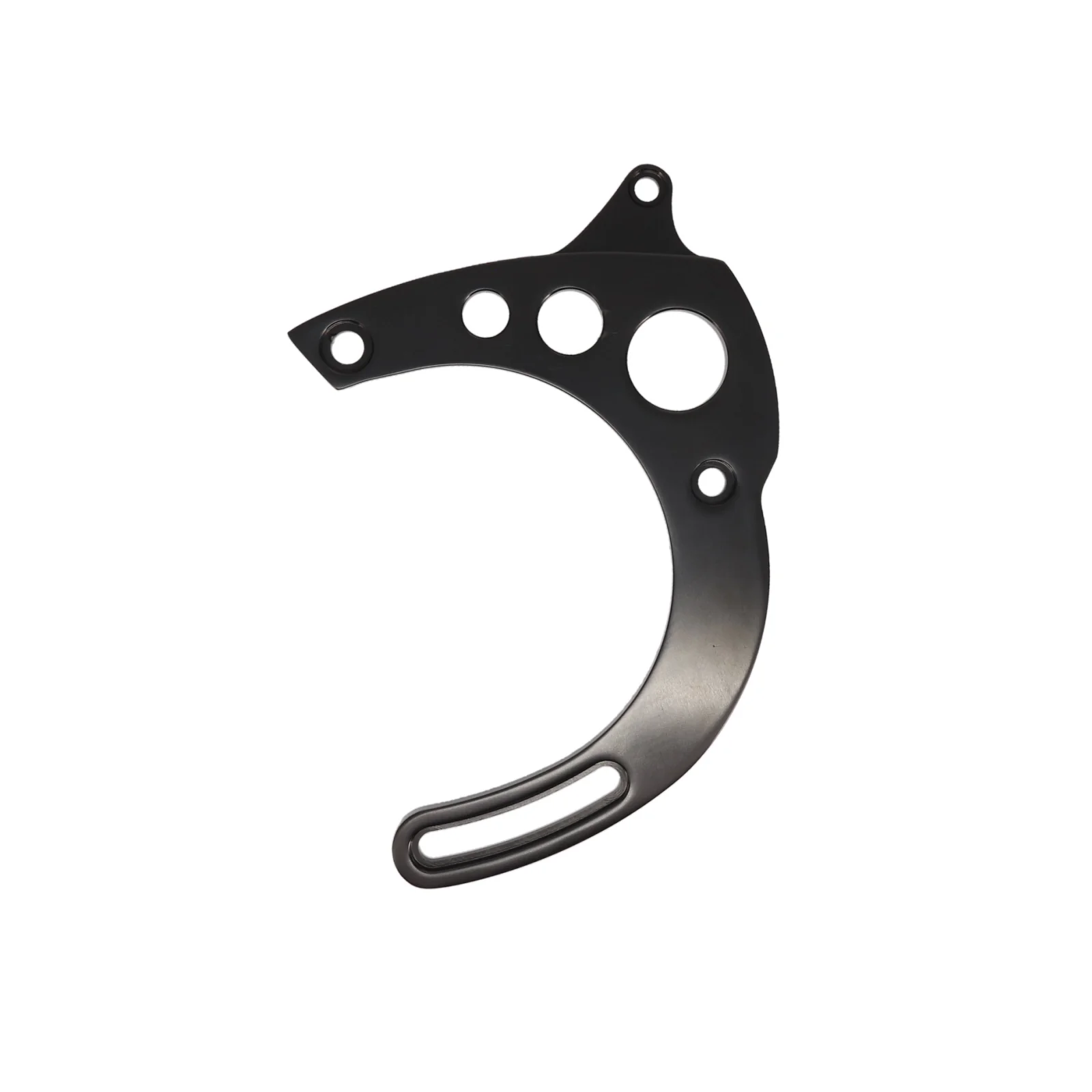 Ford Big Block Mid-Mount Alternator Bracket - Black
