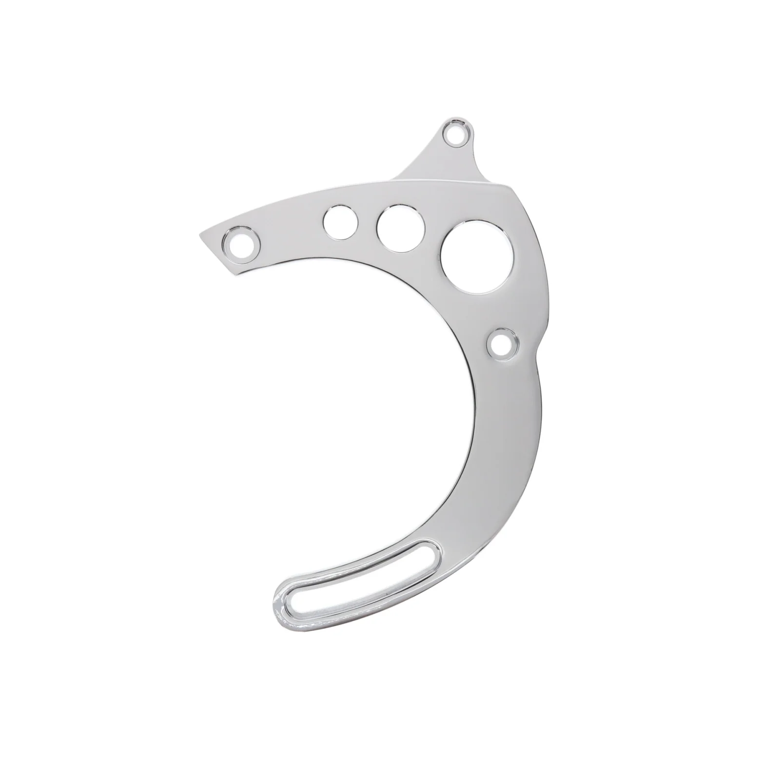 Ford Big Block Mid-Mount Alternator Bracket - Chrome