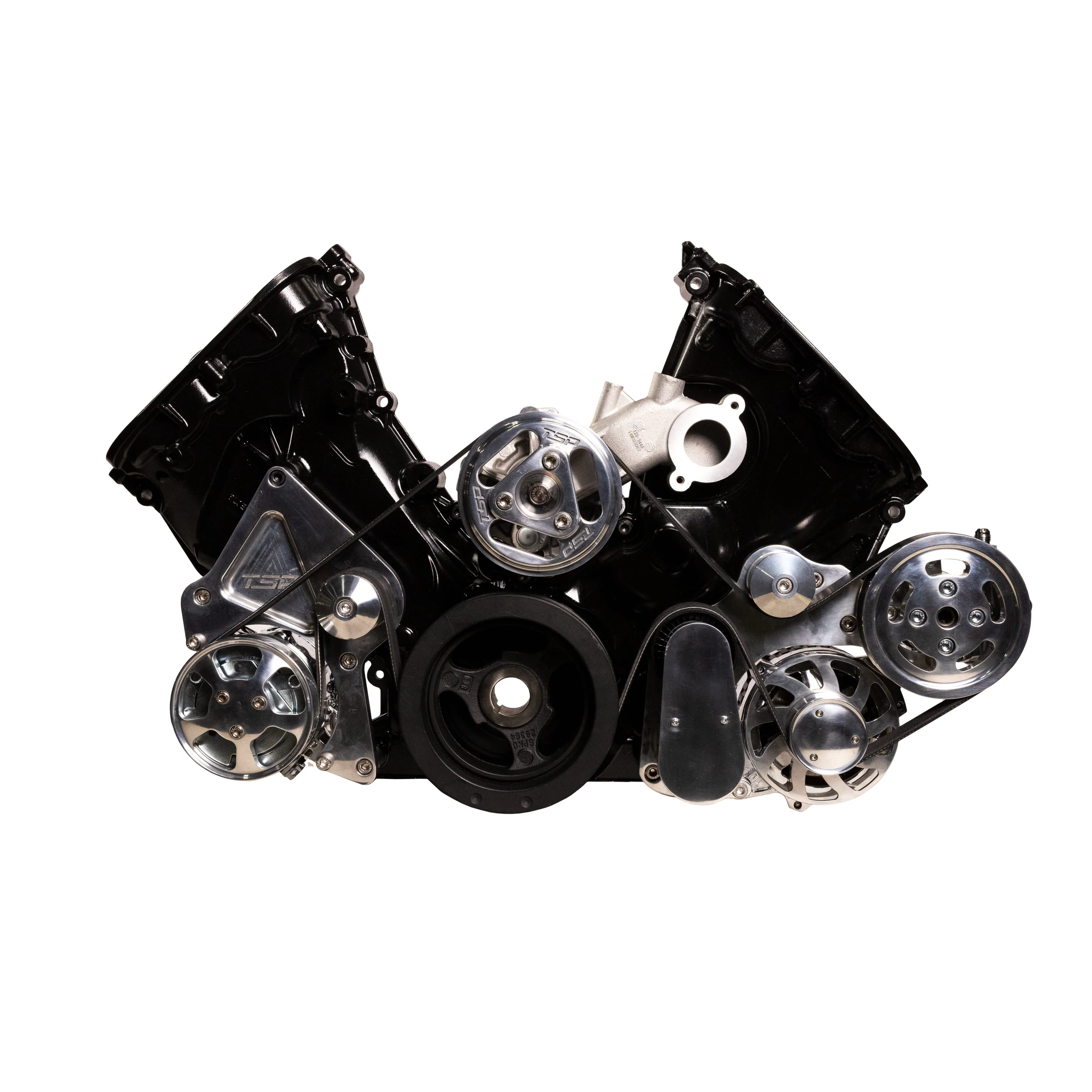 Ford Coyote Serpentine Front Drive System - Polished - Image 6