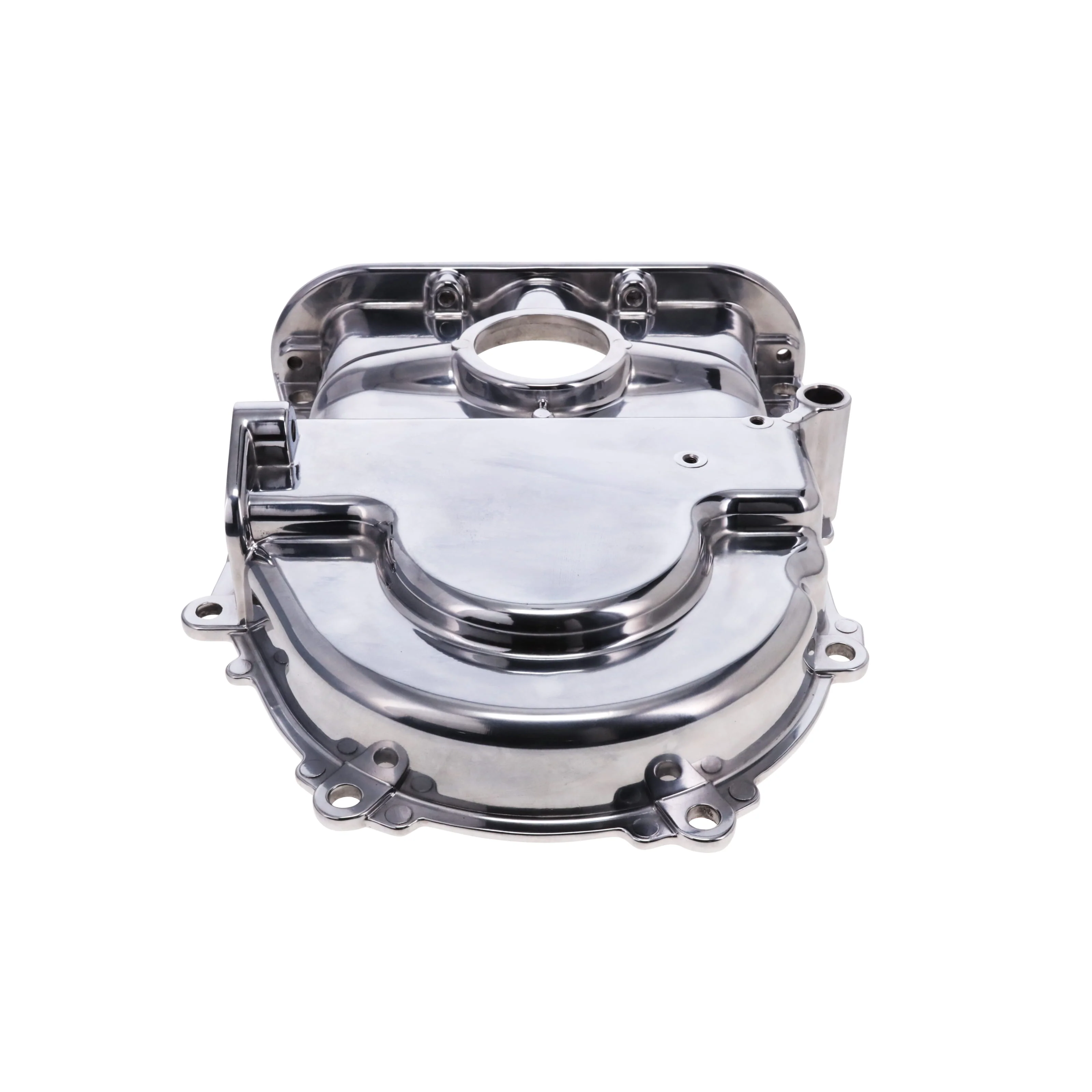 Ford FE Big Block Polished Aluminum Timing Cover w/ Hardware & Pointer - Image 3