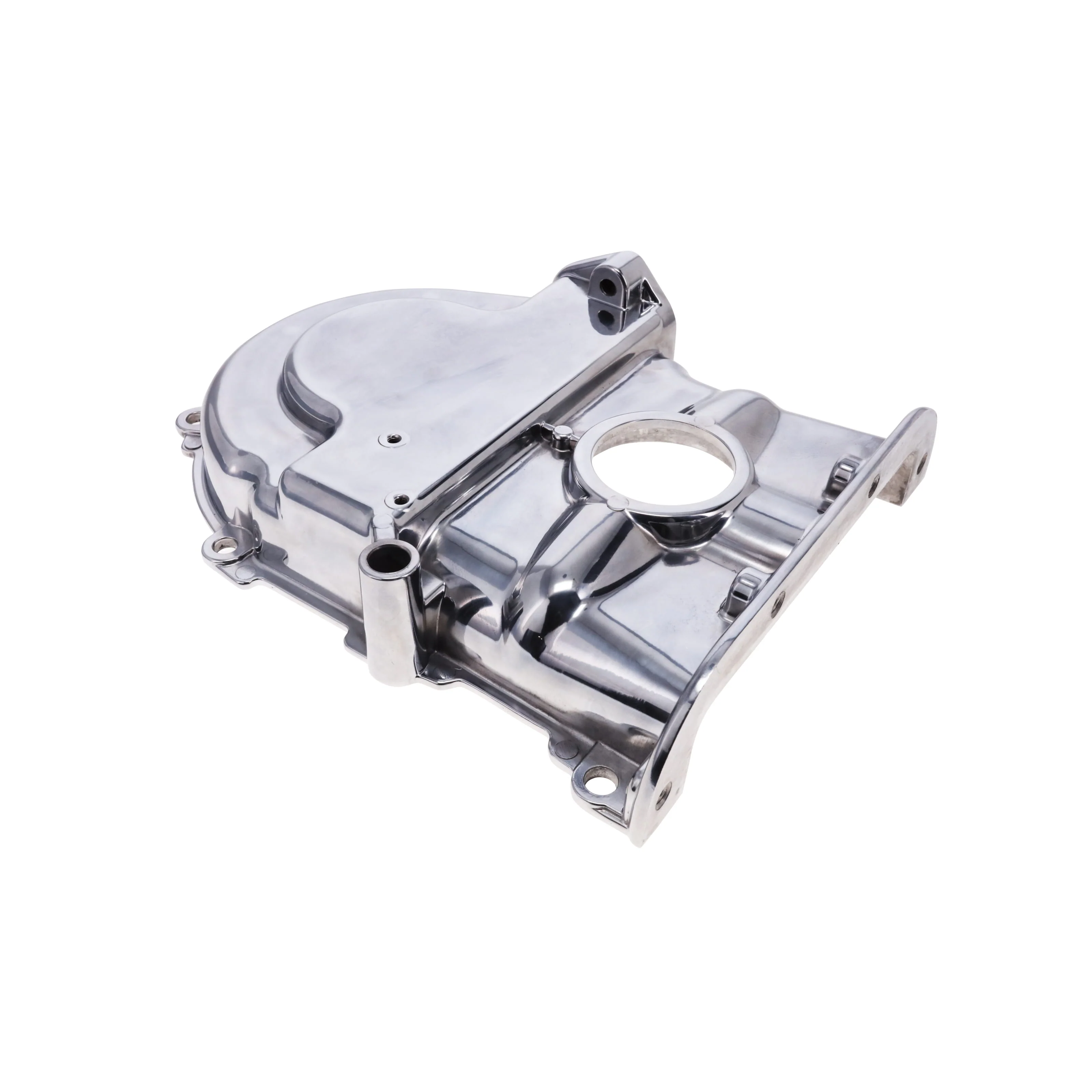 Ford FE Big Block Polished Aluminum Timing Cover w/ Hardware & Pointer - Image 4