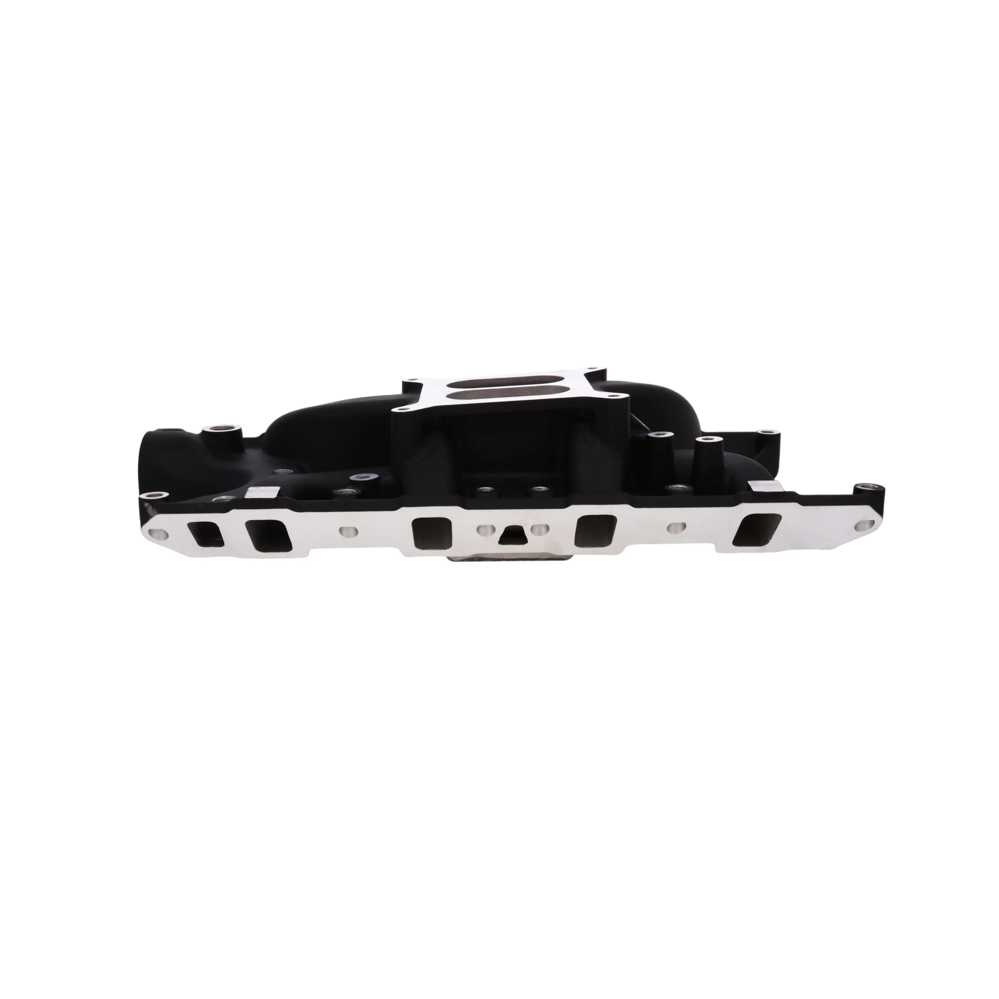 Ford SB Aluminum Intake Manifold, Dual Plane - Black - Image 5