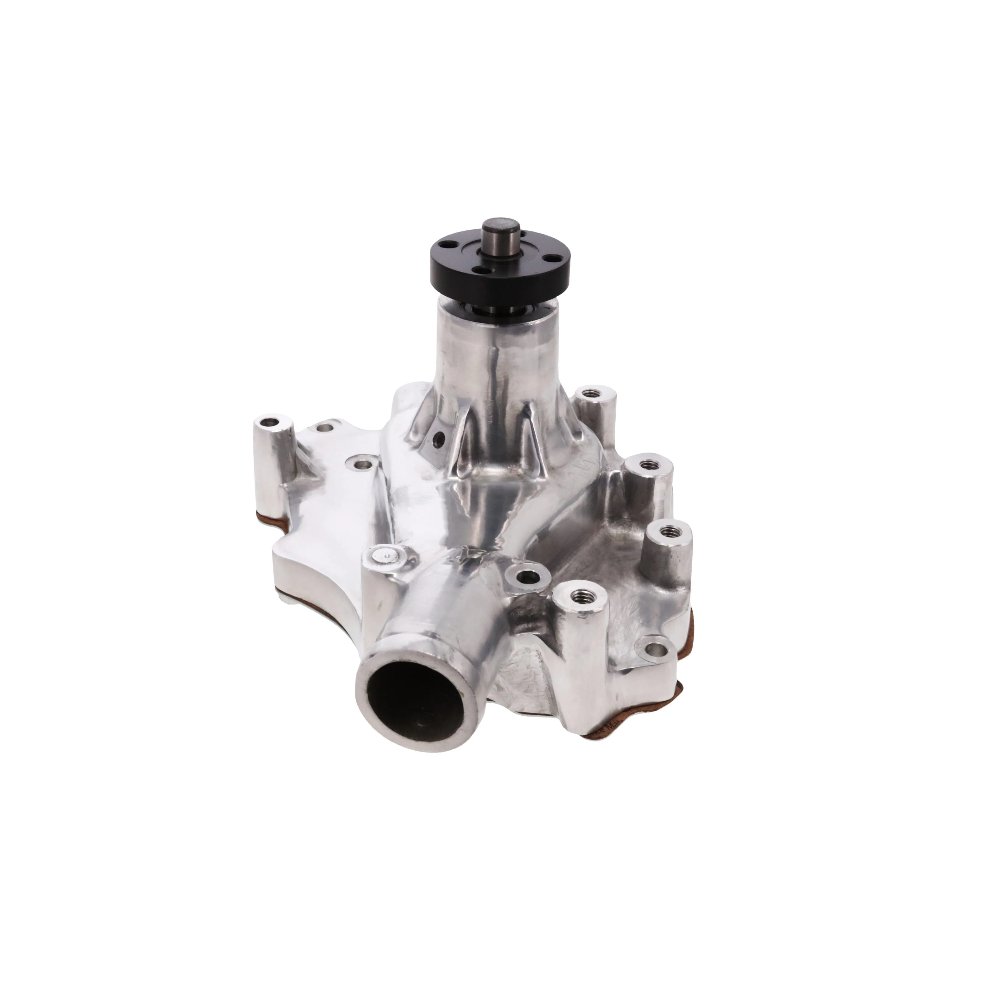 Ford Small Block 289/302/351W Aluminum High-Flow Mechanical Water Pump, Driver Side Inlet - Polished - Image 2