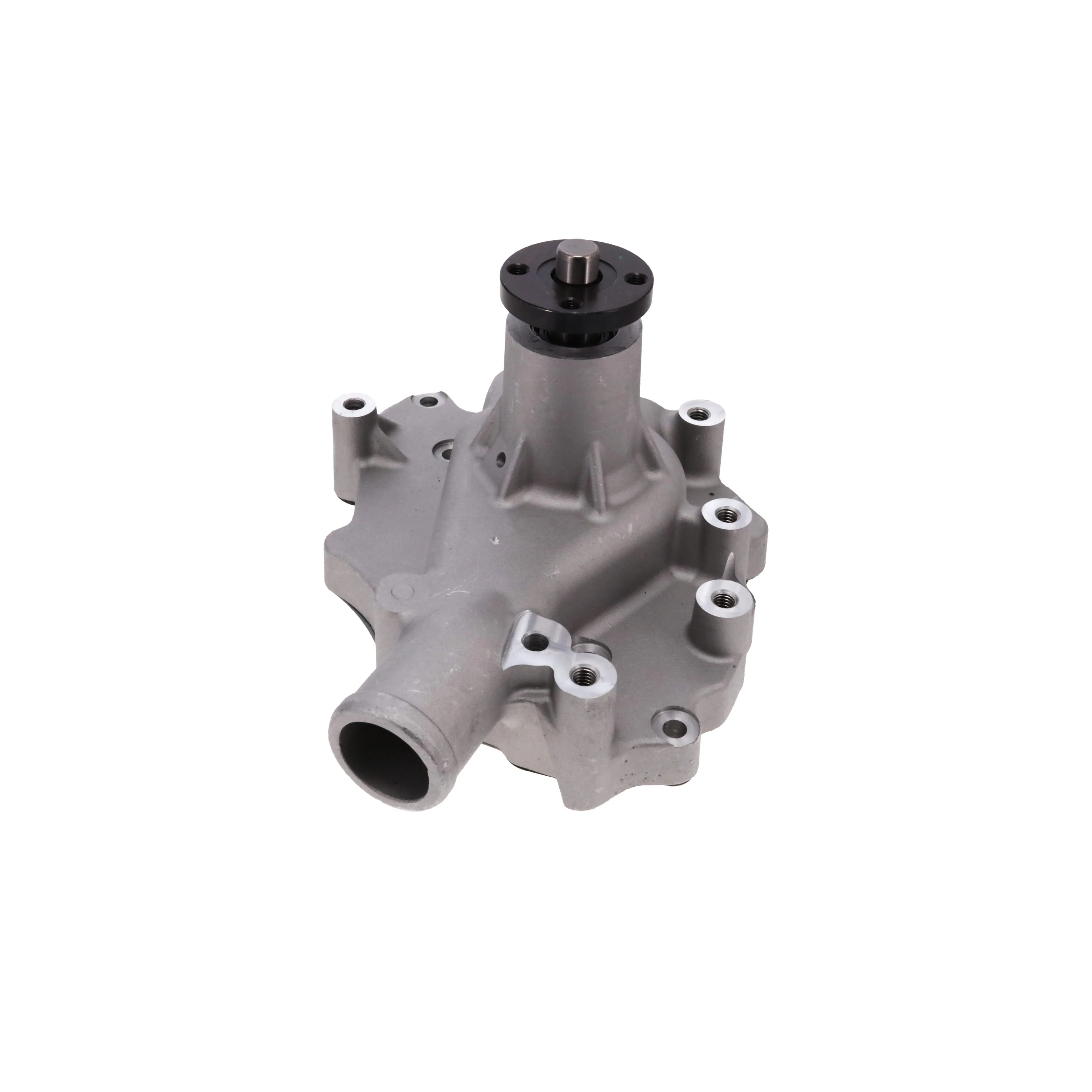 Ford Small Block 289/302/351W Aluminum High-Flow Mechanical Water Pump, Driver Side Inlet - Satin - Image 2