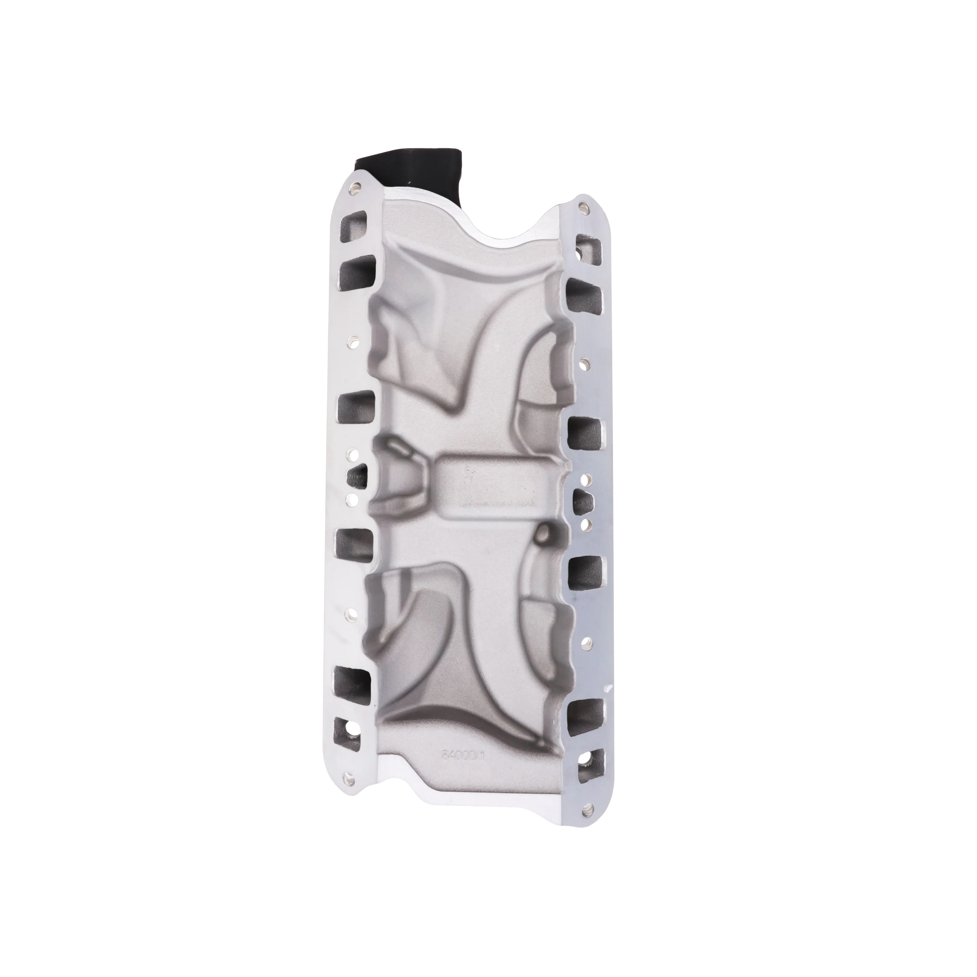 Ford Small Block Carbureted Aluminum Dual Plane Intake Manifold - Black - Image 4