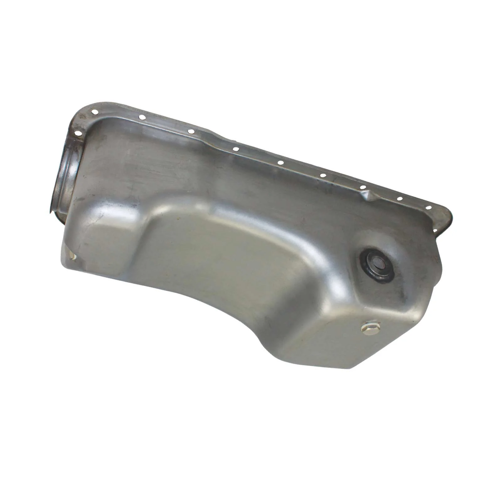 Ford Small Block Mustang Dual Sump Steel Oil Pan - Unplated
