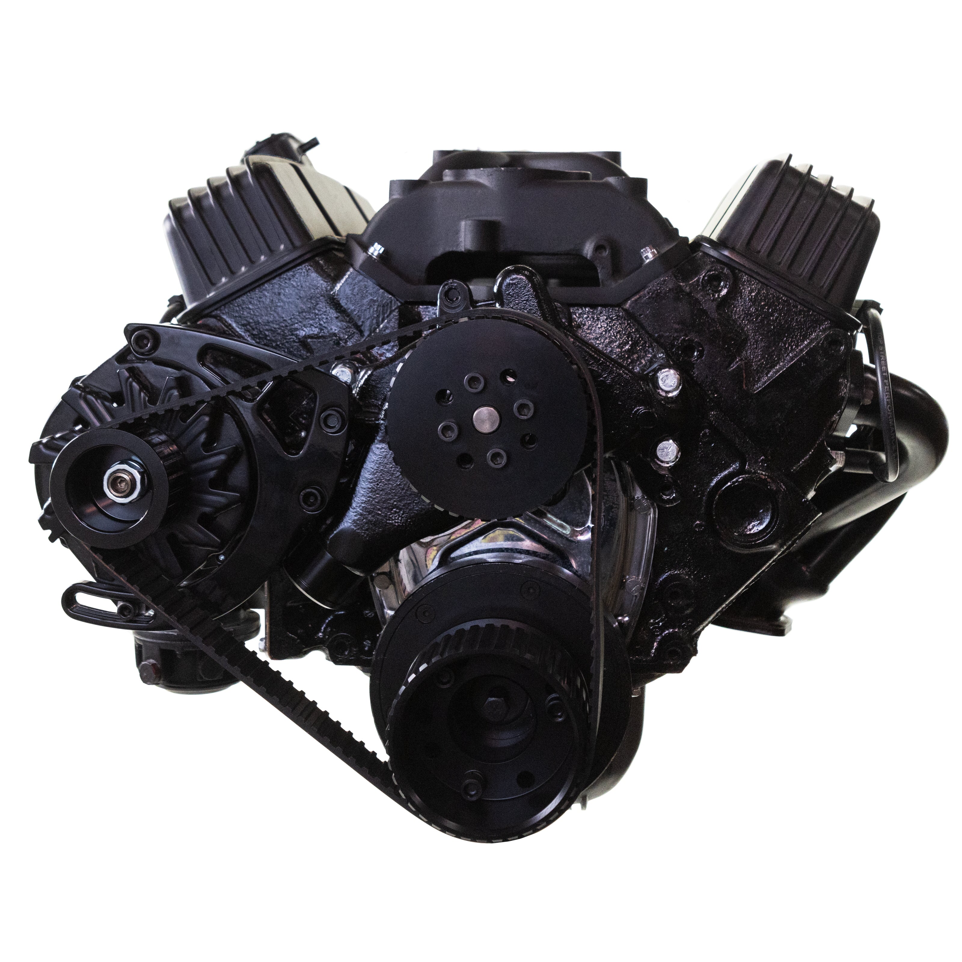 Chevy Small Block Gilmer Style Front Drive Kit with Mid Mount Alternator - Image 3