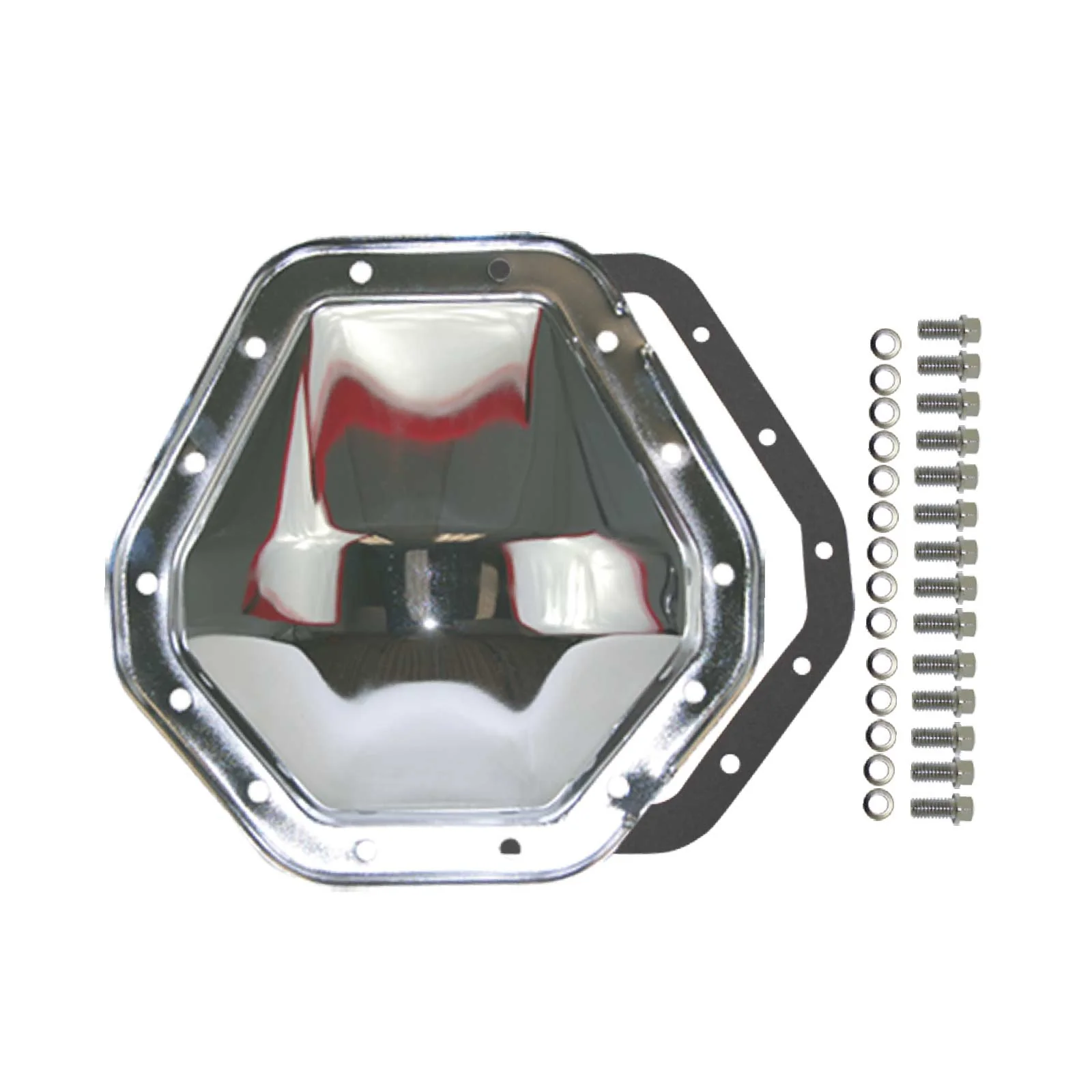GM 10.5" 14-Bolt Chrome Steel Differential Cover w/ Gasket & Hardware