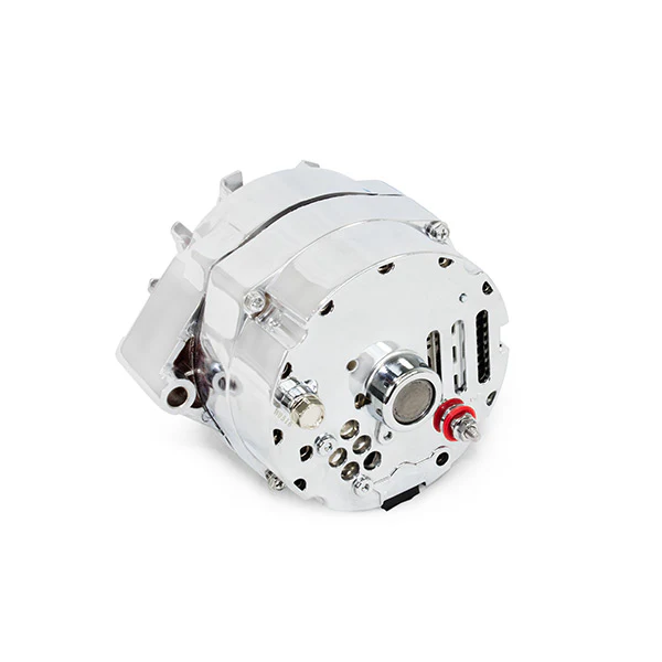 GM 10SI Style 110 Amp Alternator - Chrome - Image 2