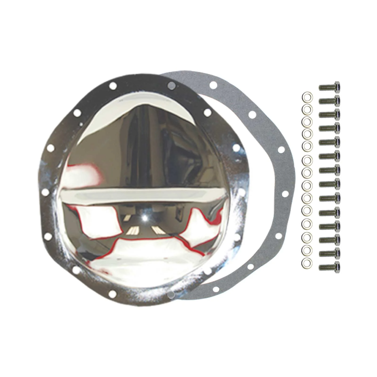 GM 9.5" 14-Bolt Chrome Steel Differential Cover w/ Gasket & Hardware