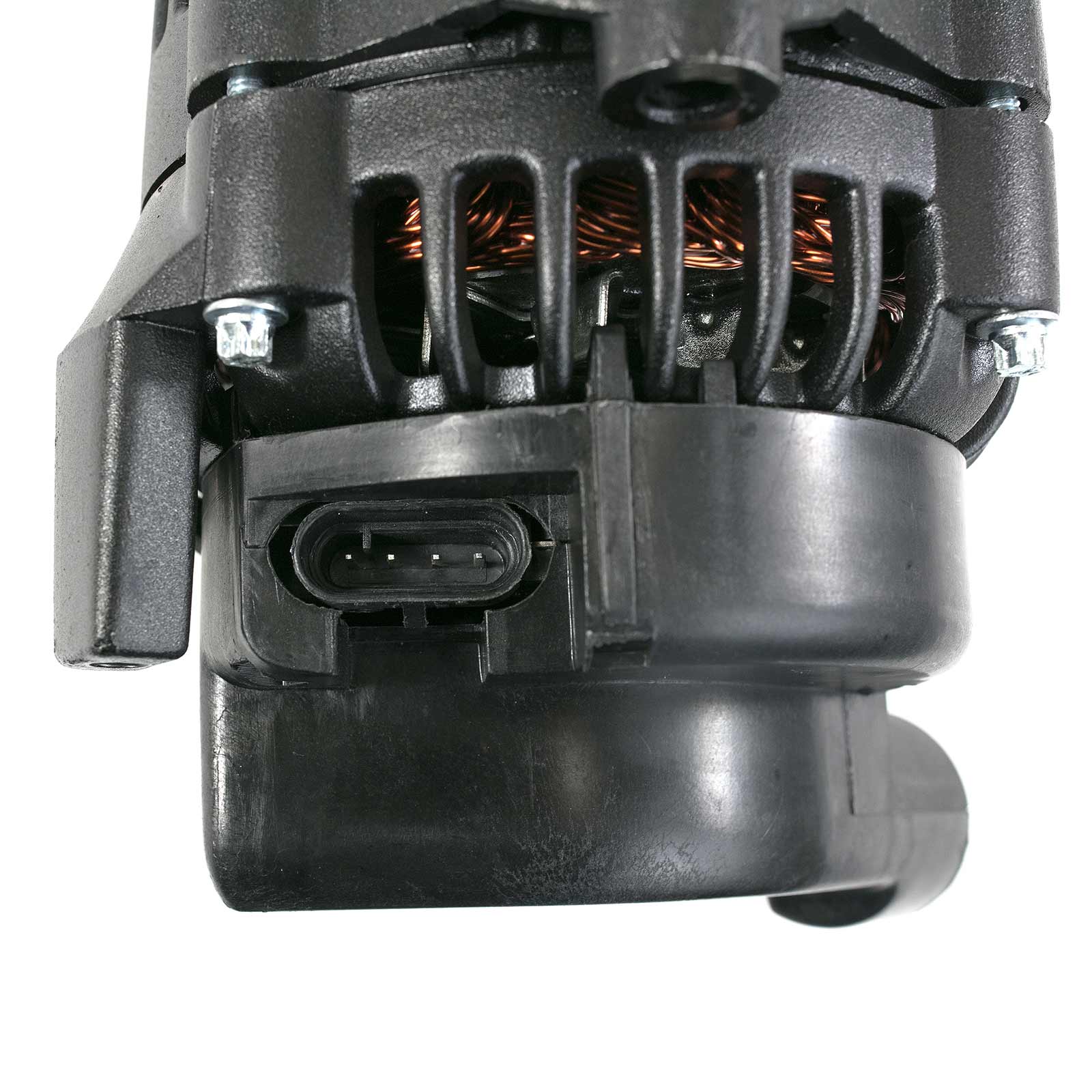 GM CS130D Style High Output 180 Amp Alternator - Black - Image 3