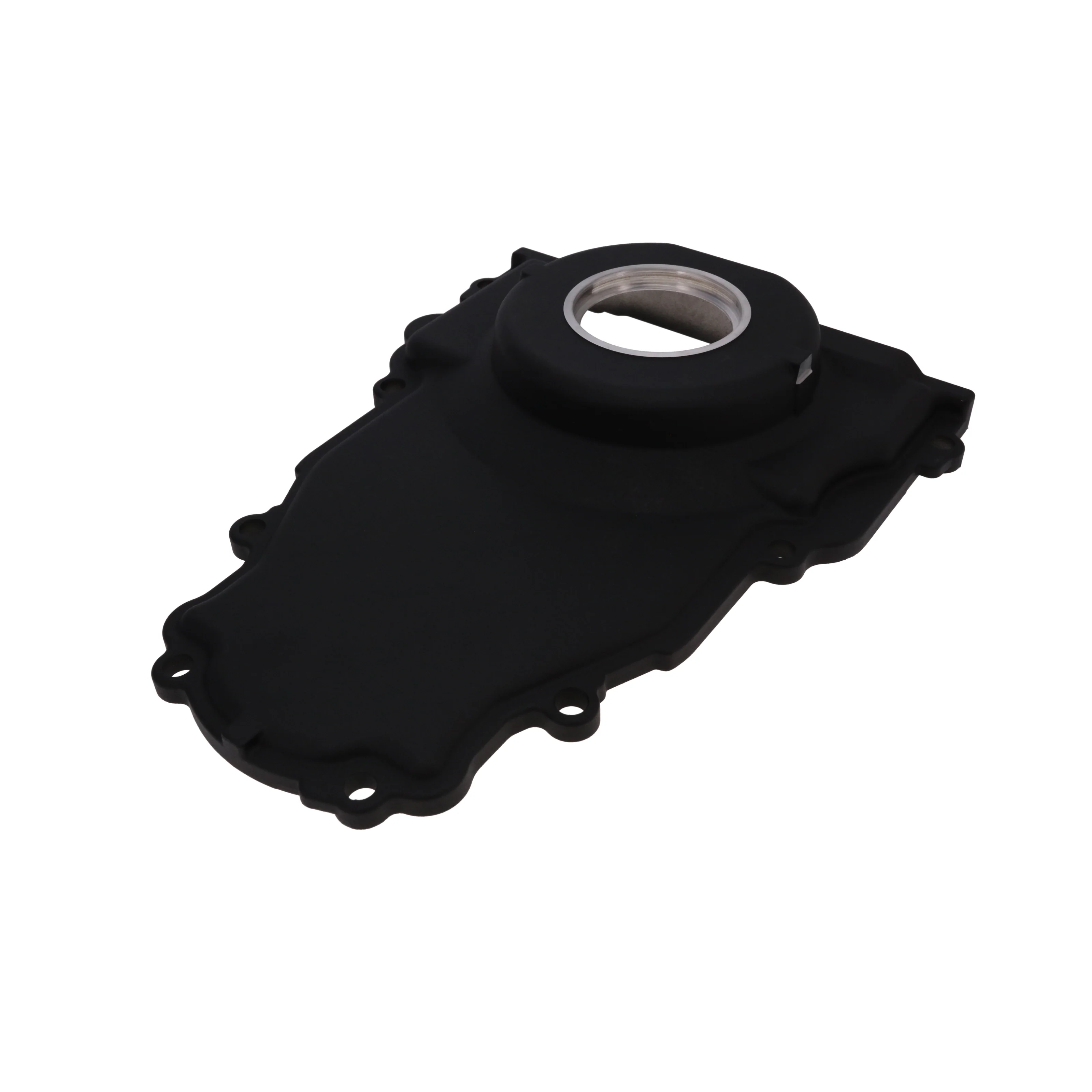 GM LS1/LS6 Black Aluminum One-piece Timing Cover w/ Hardware - Image 2