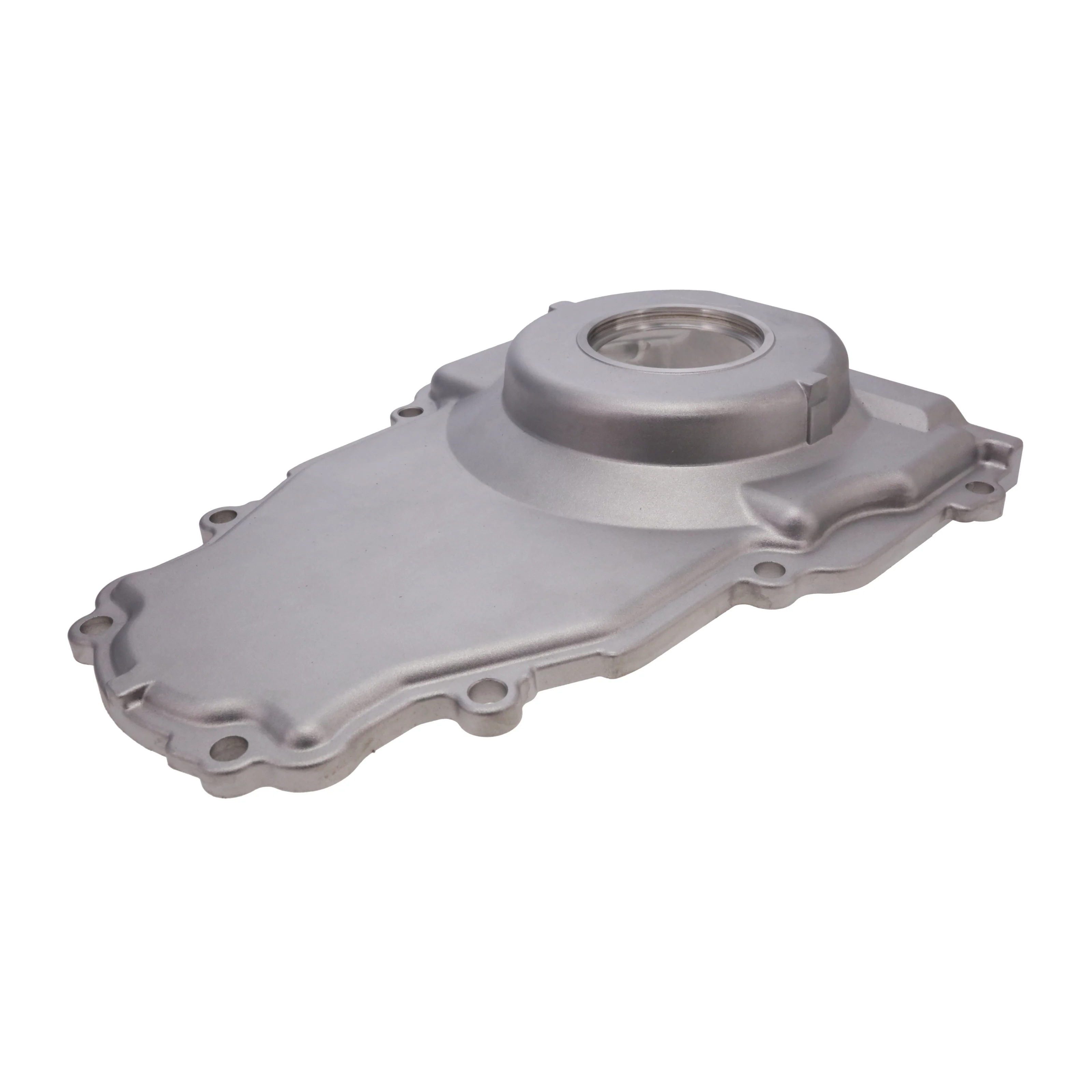 GM LS1/LS6 Satin Aluminum 1-Piece Timing Cover - Image 2