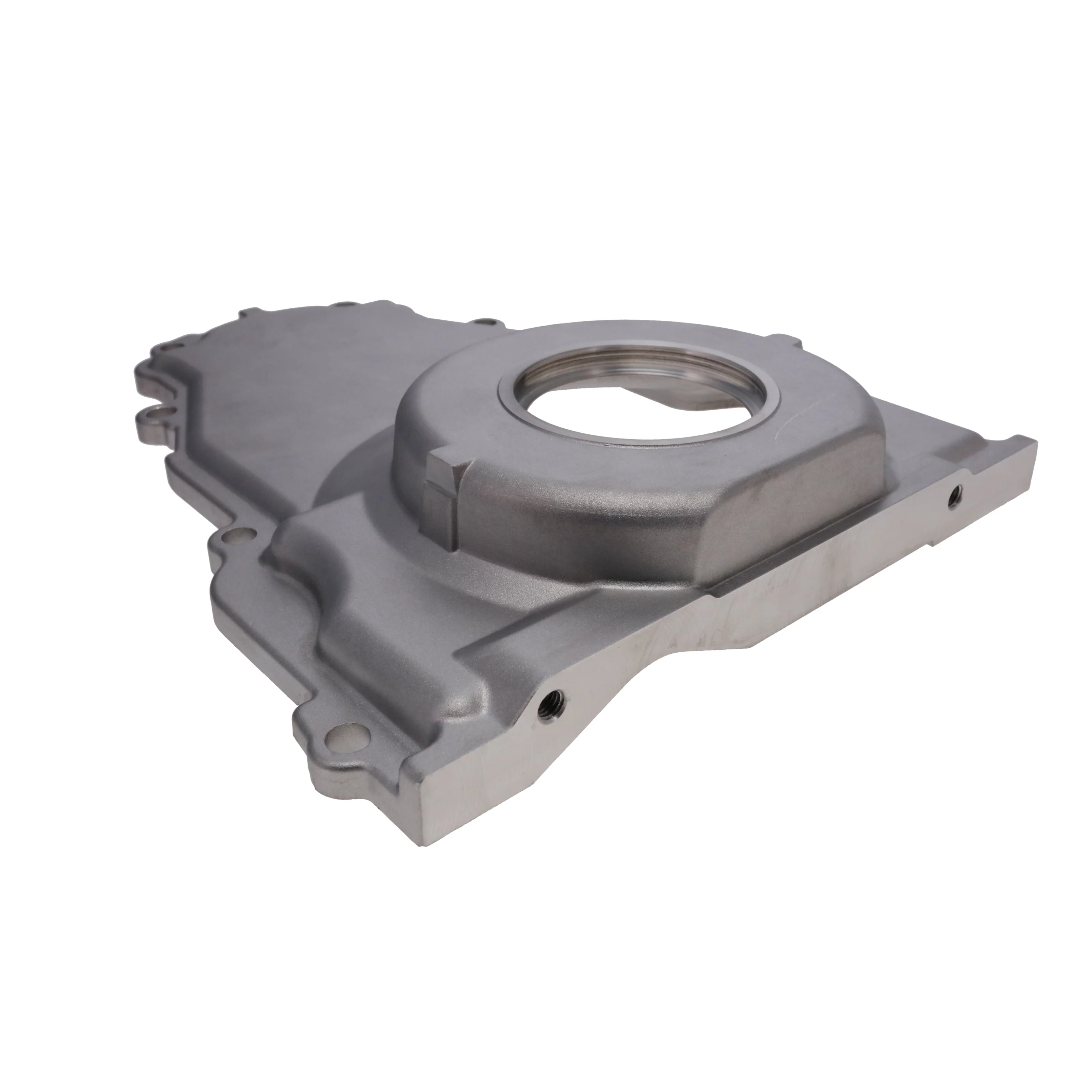 GM LS1/LS6 Satin Aluminum 1-Piece Timing Cover - Image 3