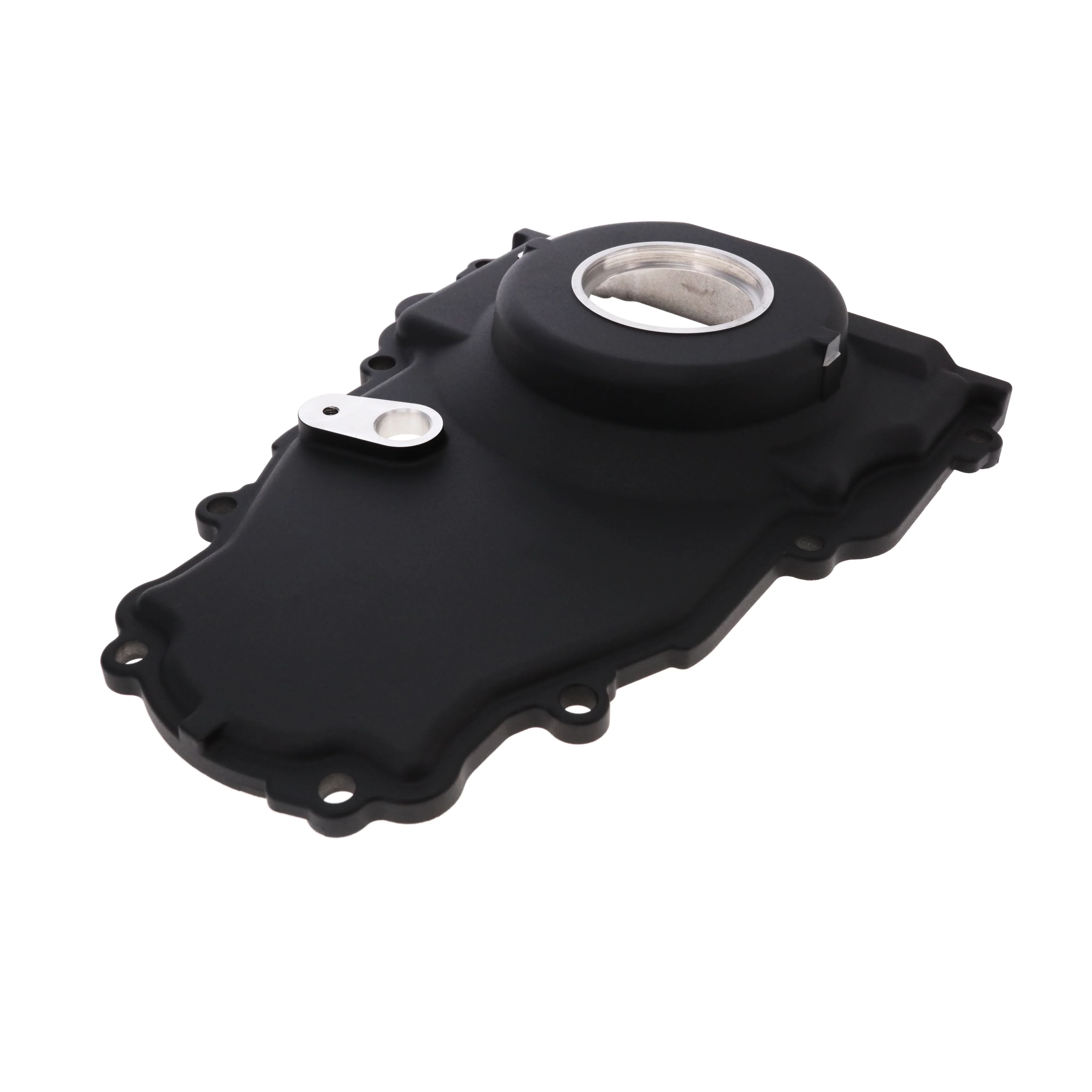 GM LS2/LS3 Black Aluminum One-piece Timing Cover w/ Gasket & Crank Seal & Hardware - Image 2
