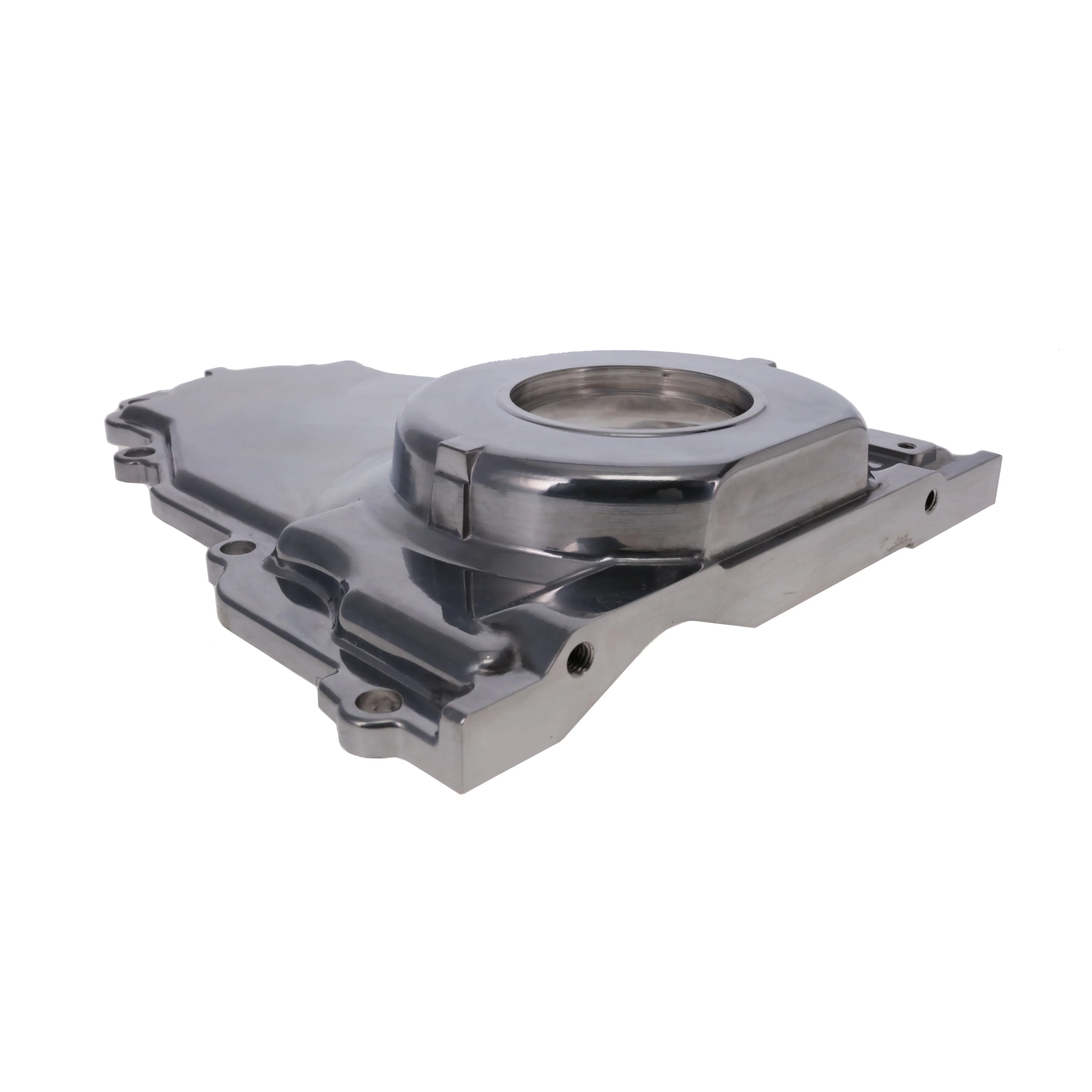 GM LS2/LS3 Polished Aluminum One-piece Timing Cover w/ Gasket & Crank Seal & Hardware - Image 3