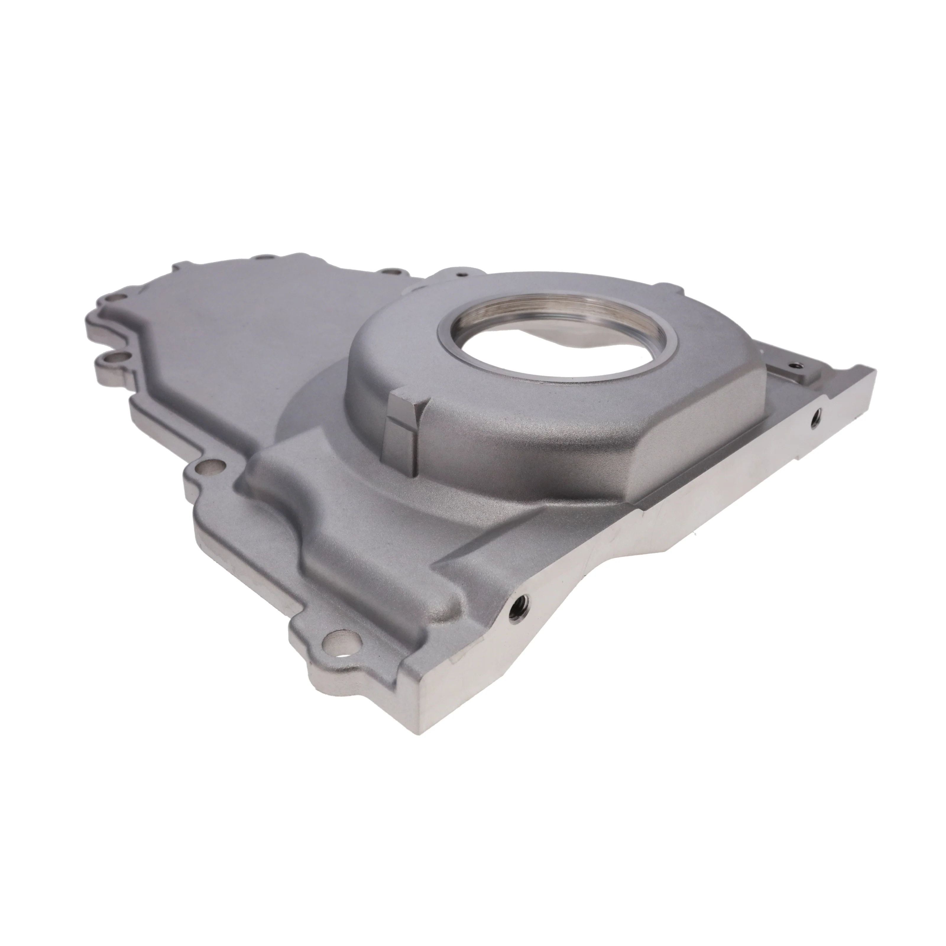 GM LS2/LS3 Satin Aluminum One-piece Timing Cover w/ Gasket & Crank Seal & Hardware - Image 3