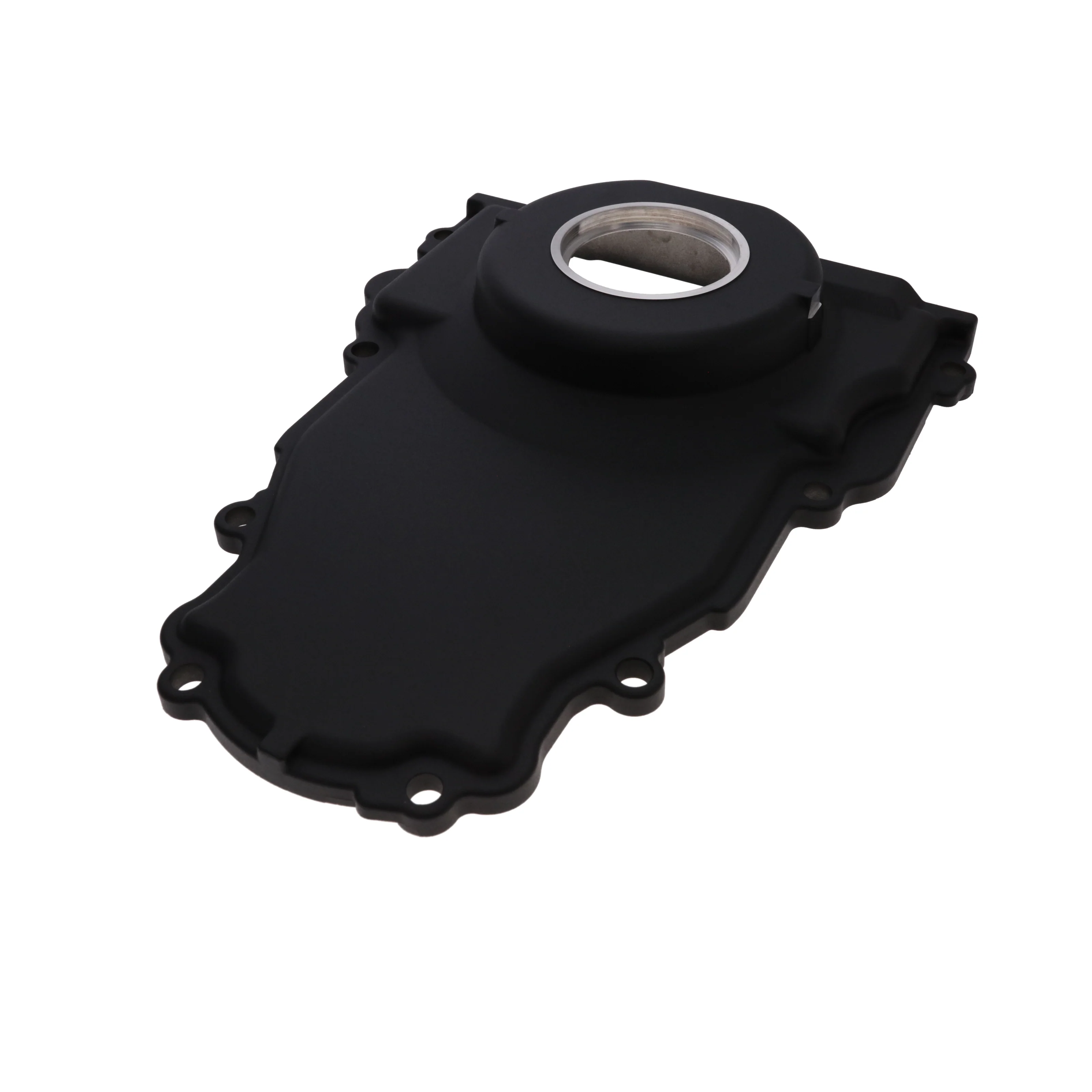 GM LS1/LS6 Black Aluminum One-piece Timing Cover w/ Hardware - Image 3