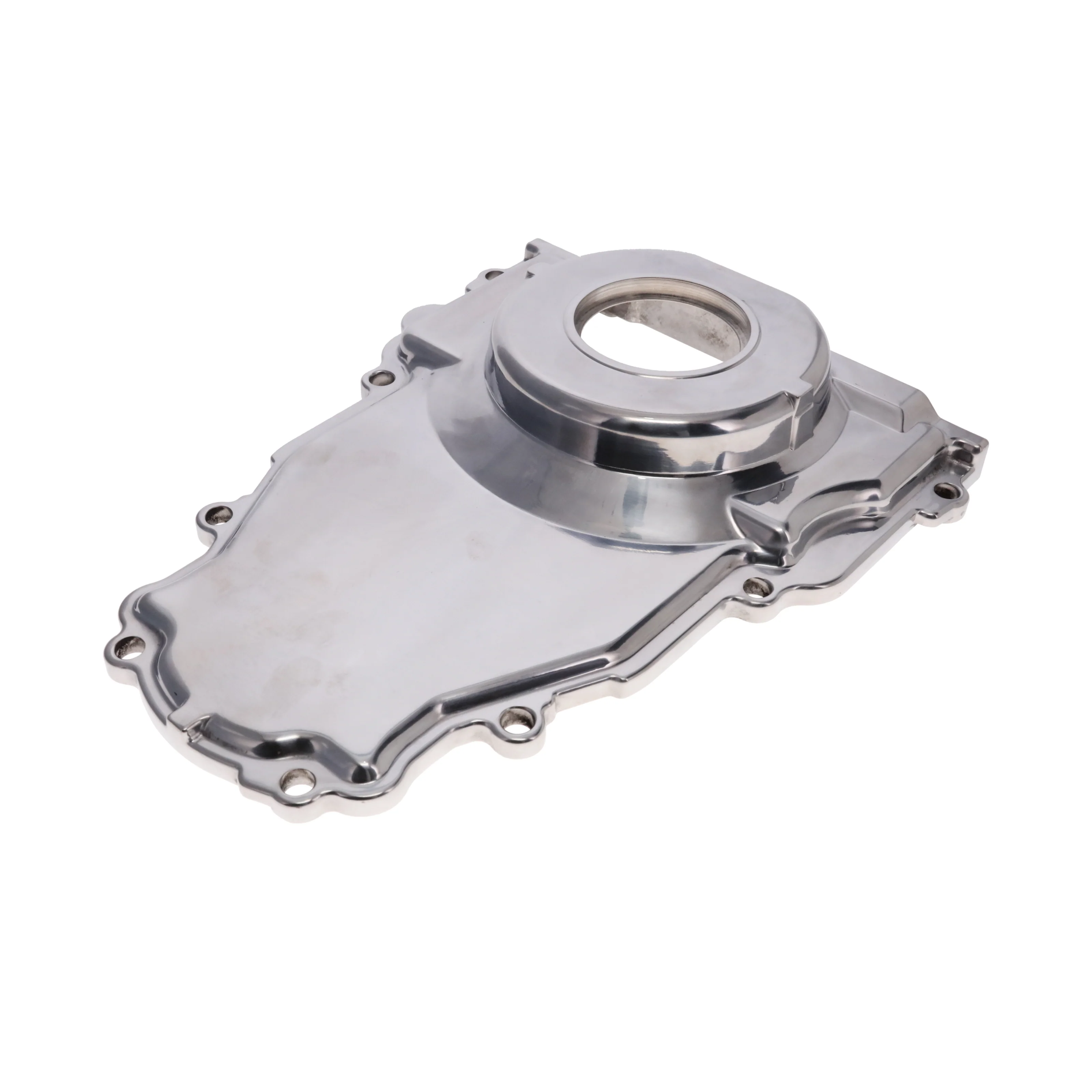 GM LS1/LS6 Polished Aluminum One-piece Timing Cover w/ Hardware - Image 2