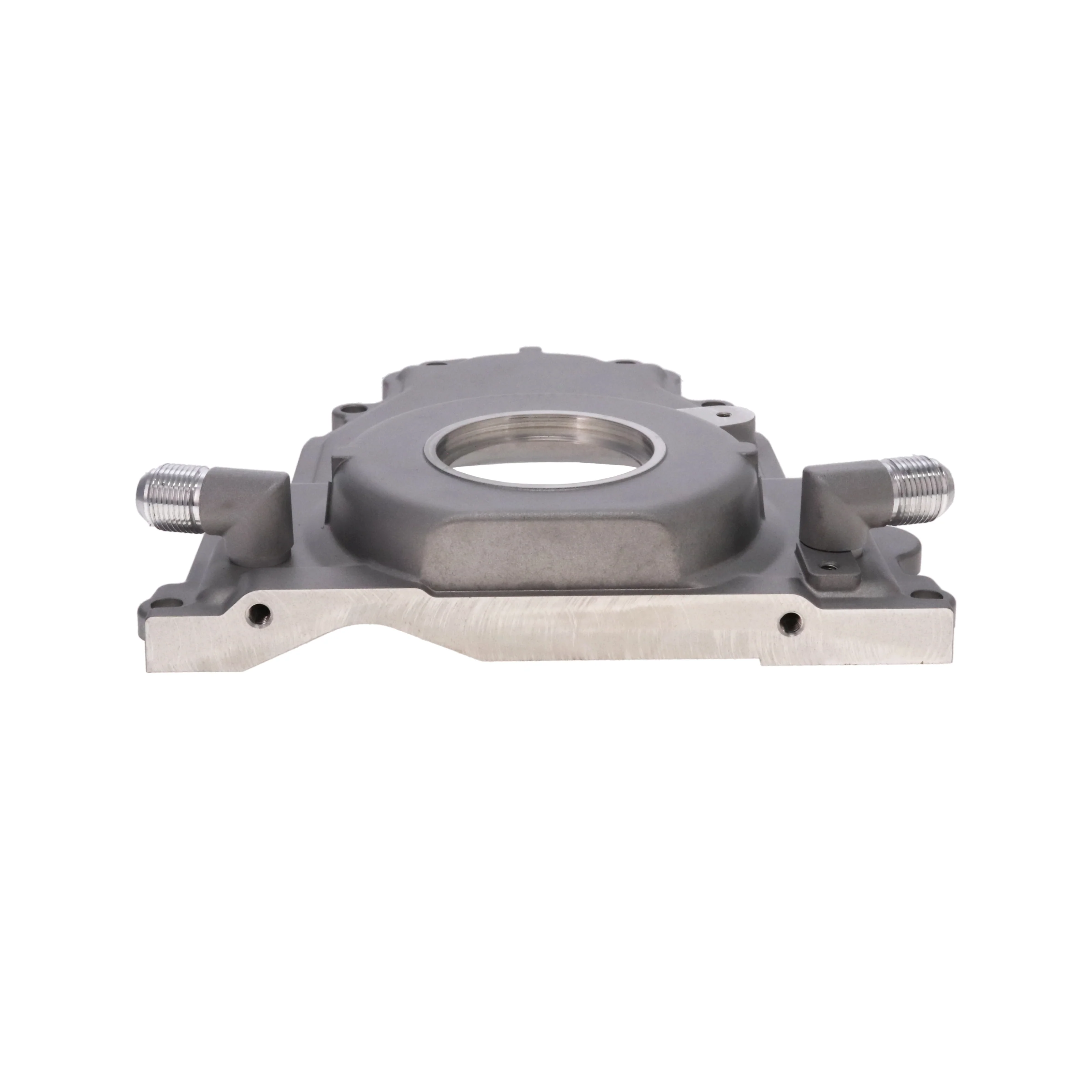 GM LS2/LS3 Satin Aluminum One-piece Timing Cover w/ Gasket & Crank Seal & Hardware - Image 3