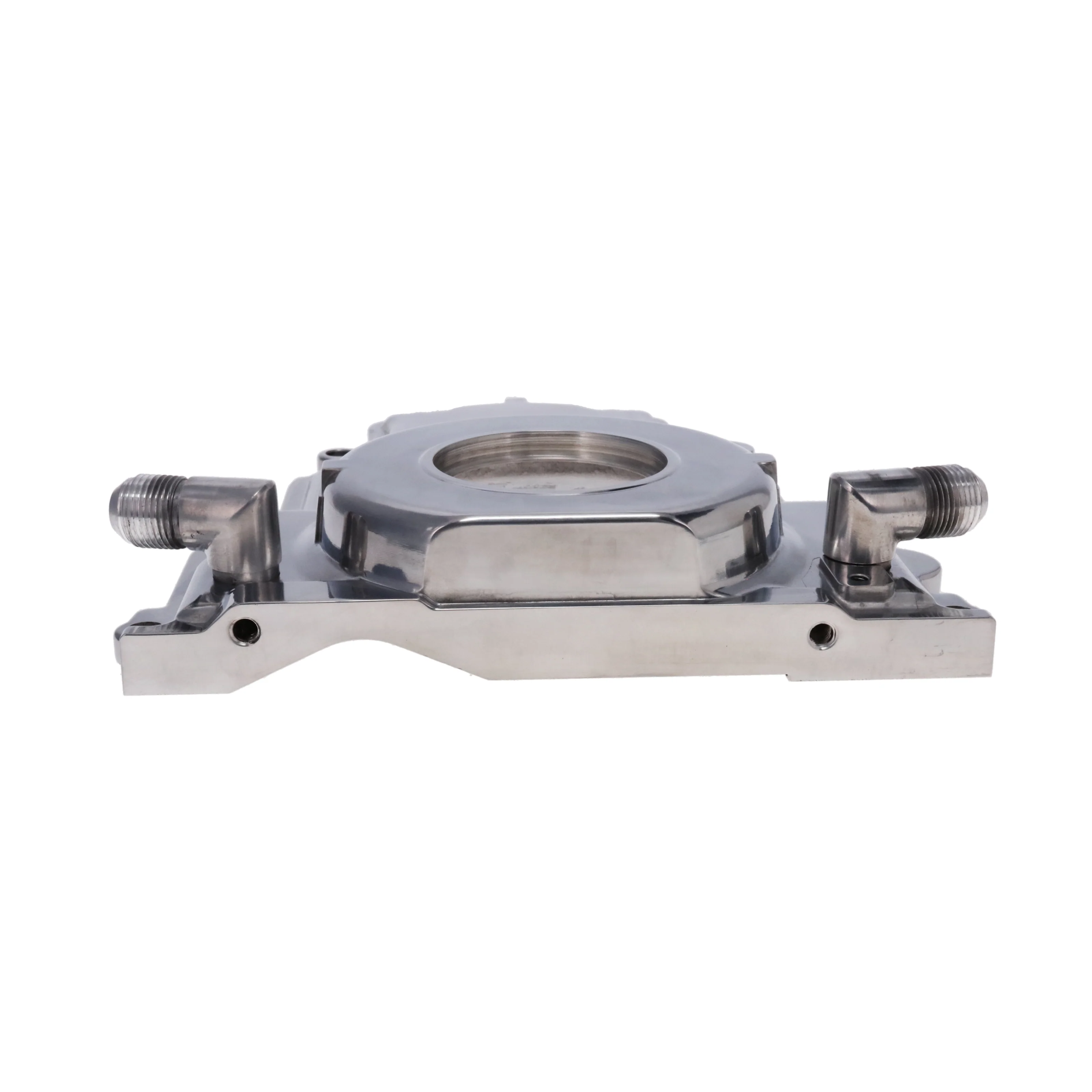 GM LS2/LS3 Polished Aluminum One-piece Timing Cover w/ Hardware & Cam Sensor Provision - Image 3