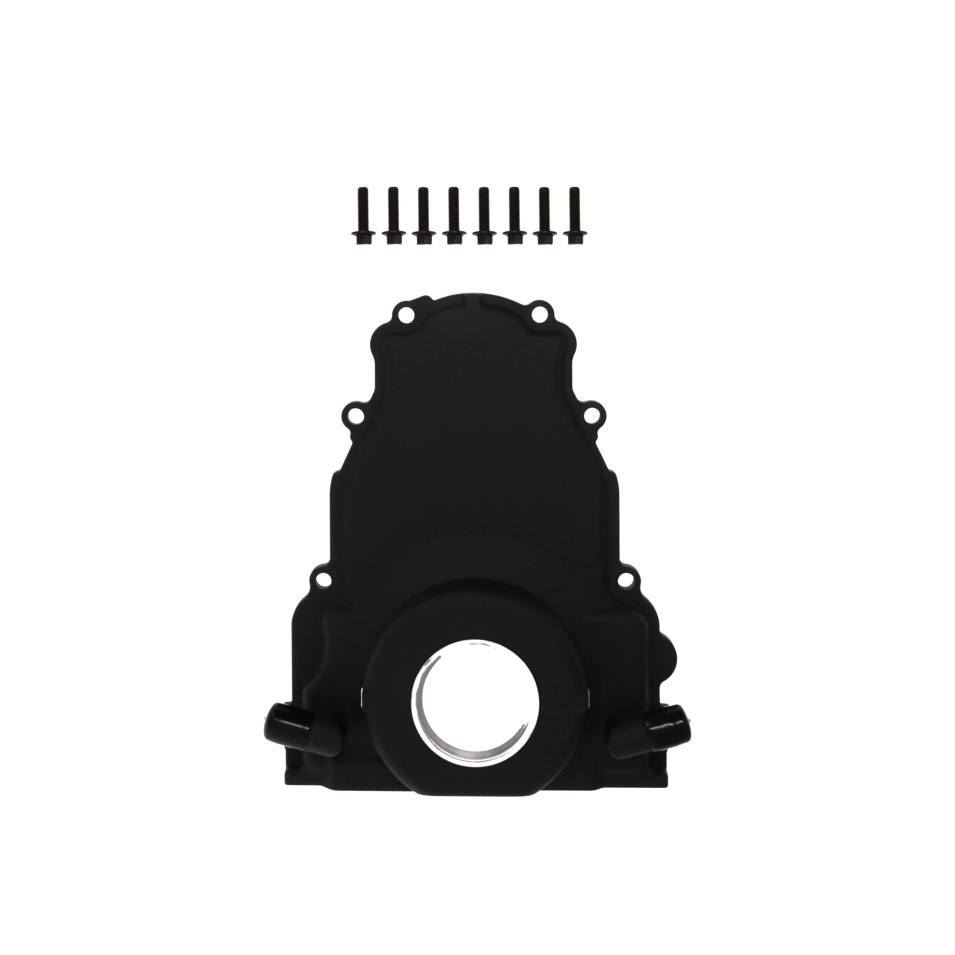 GM LS1/LS6 Black Aluminum One-piece Timing Cover w/ Hardware