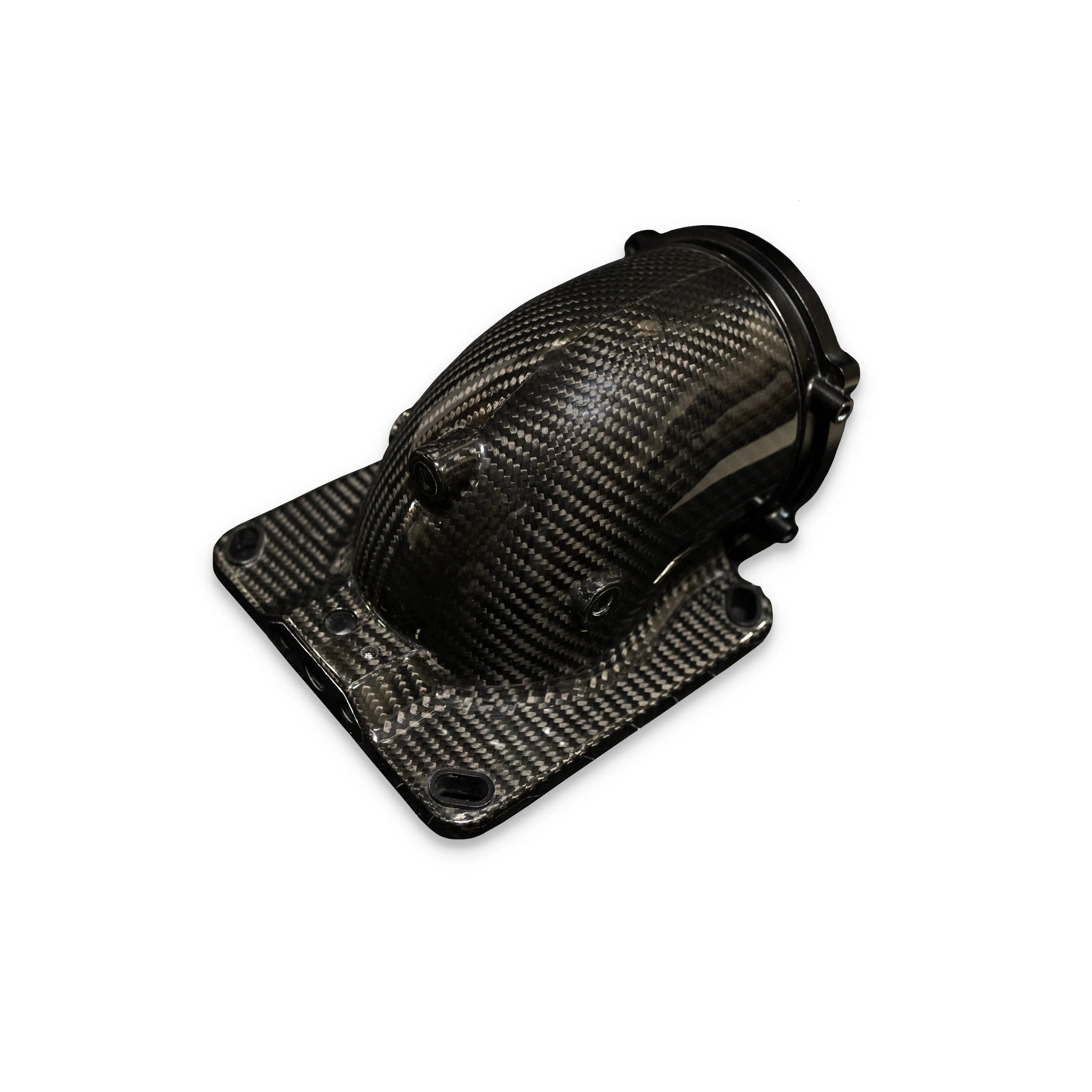 GM LS 4150 104MM EFI Throttle Body Intake Elbow - Carbon Fiber - Image 2