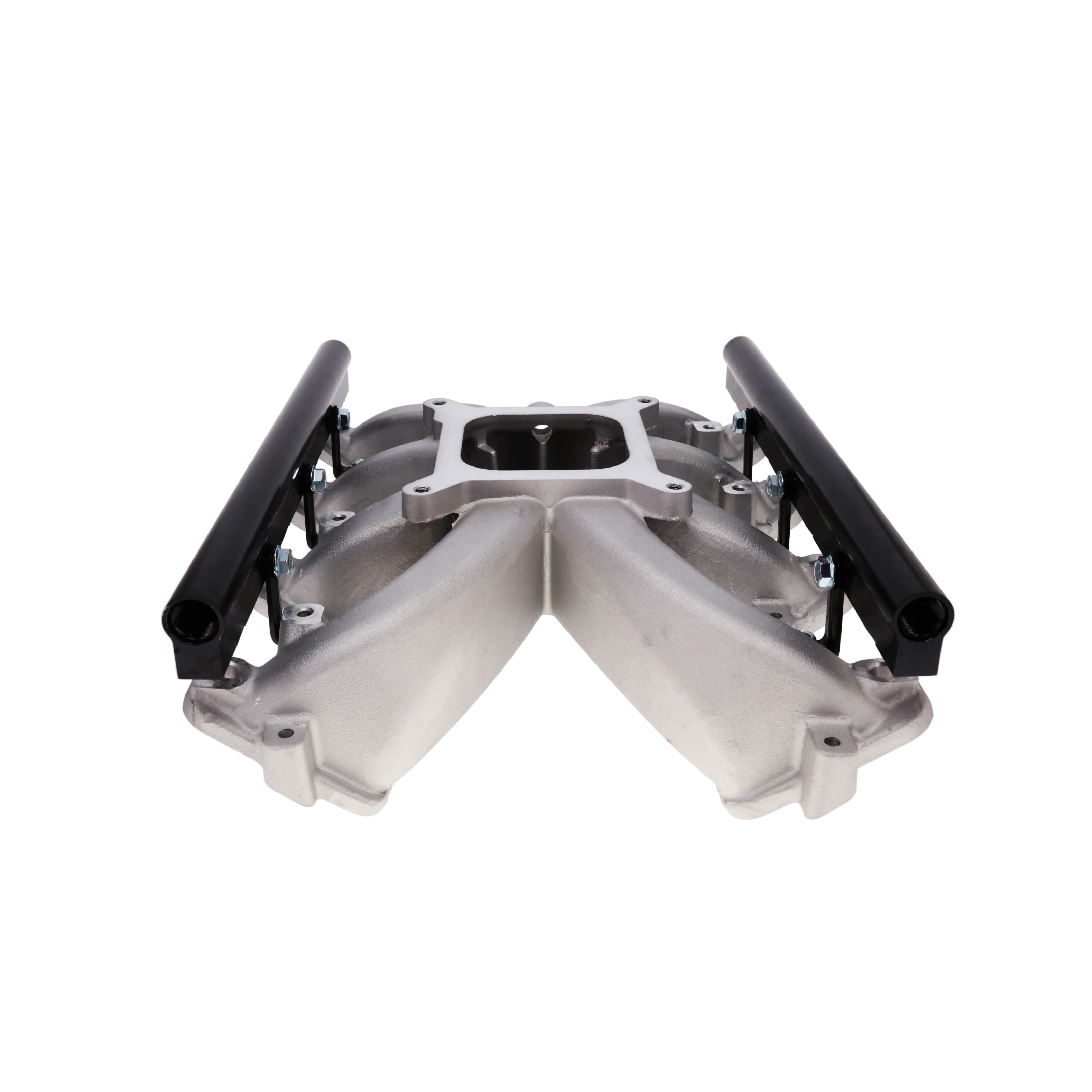 GM LS Cathedral Port EFI Single Plane Aluminum Intake Manifold - Satin - Image 2