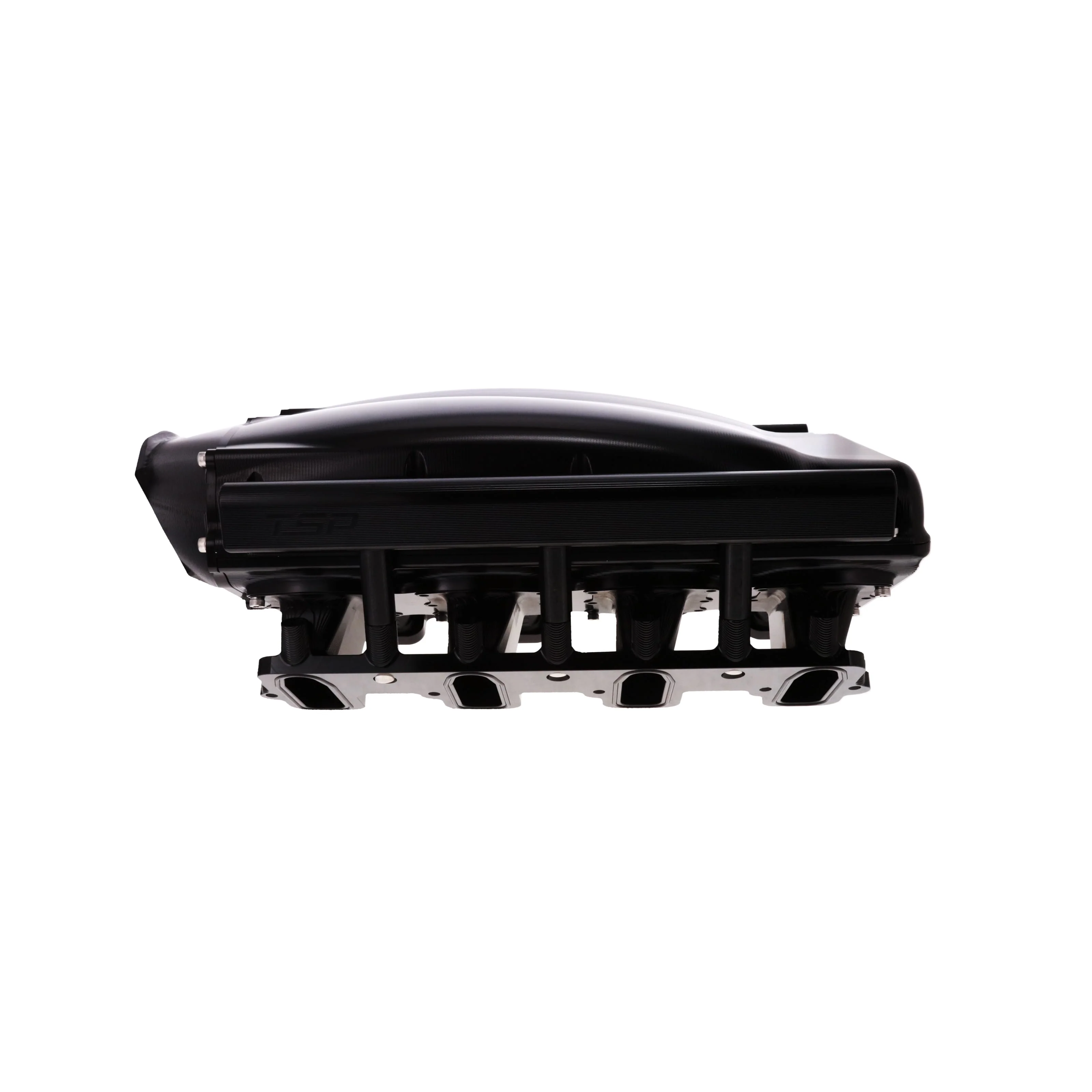 GM LS Cathedral Port V Series Billet Aluminum Low-Rise Intake Manifold - Black - Image 6