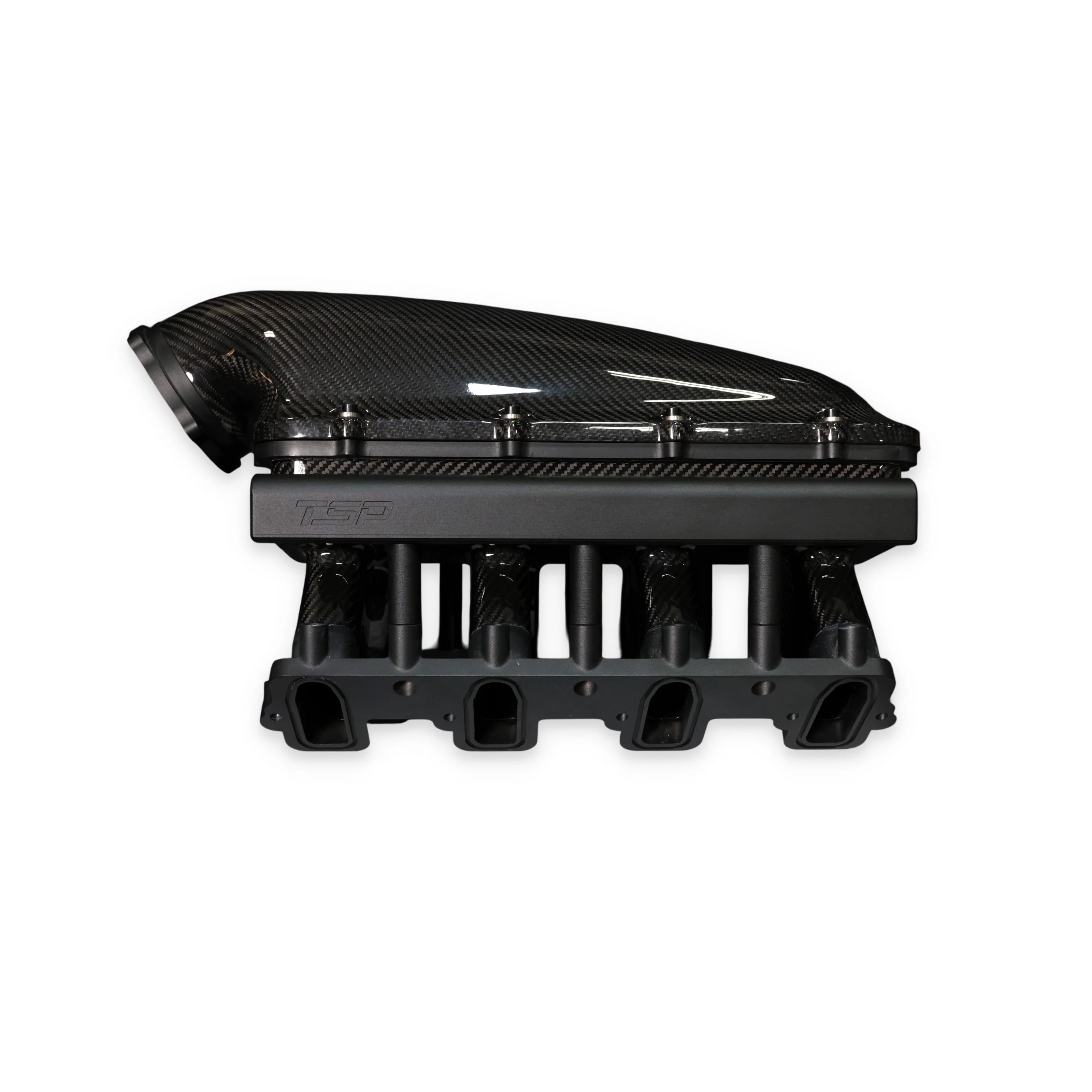 GM LS Gen III Cathedral Port Carbon Fiber Hi-Rise Intake Manifold - Image 5