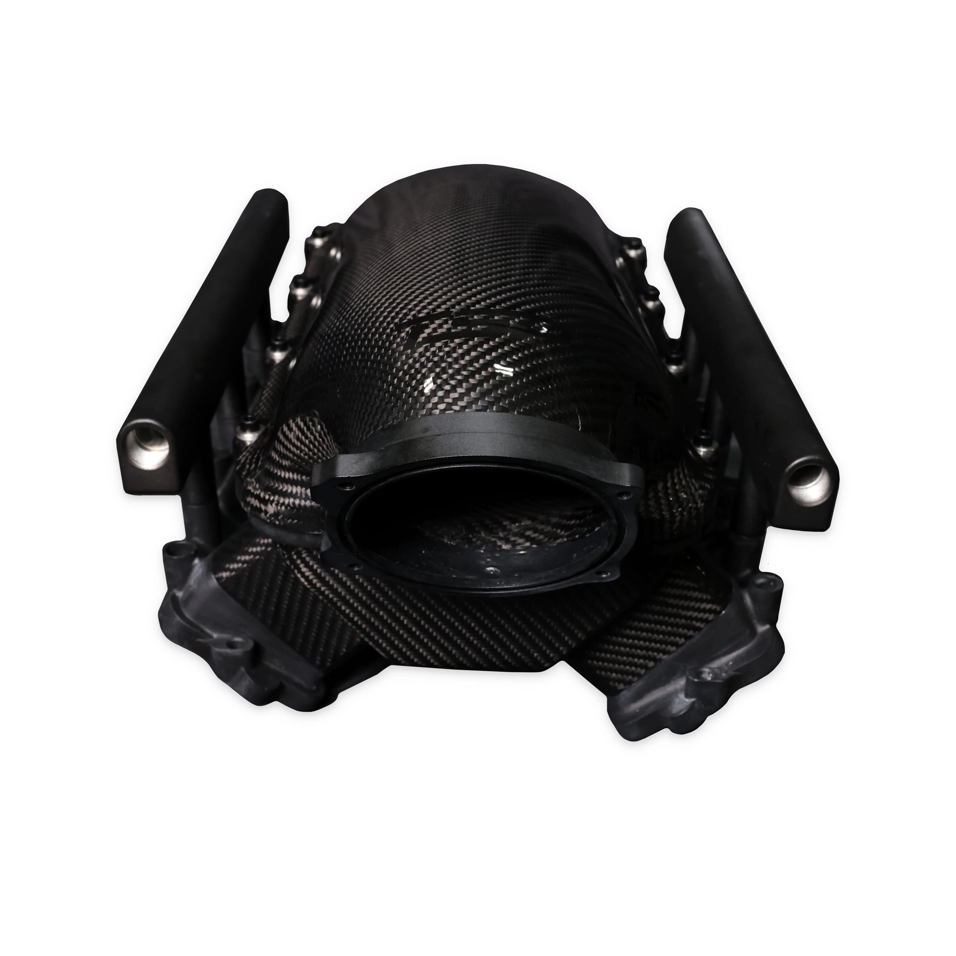 GM LS Gen III Cathedral Port Carbon Fiber Low-Rise Intake Manifold - Image 2