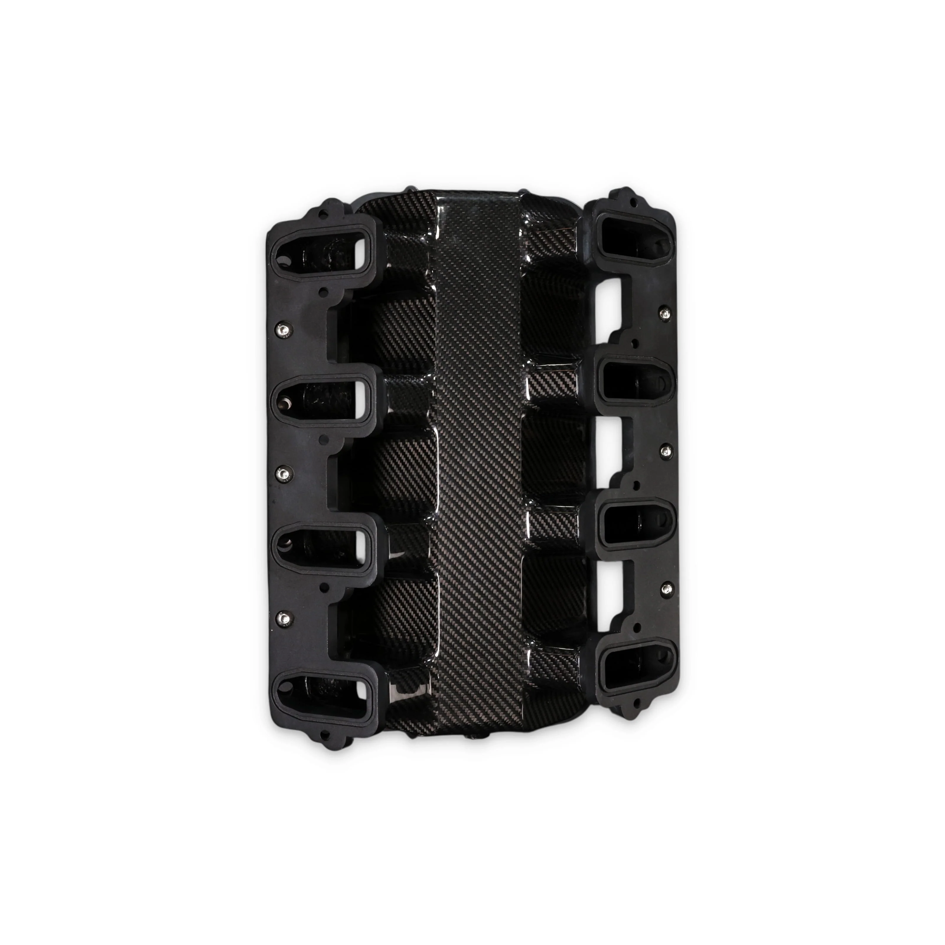 GM LS Gen III Cathedral Port Carbon Fiber Low-Rise Intake Manifold - Image 4