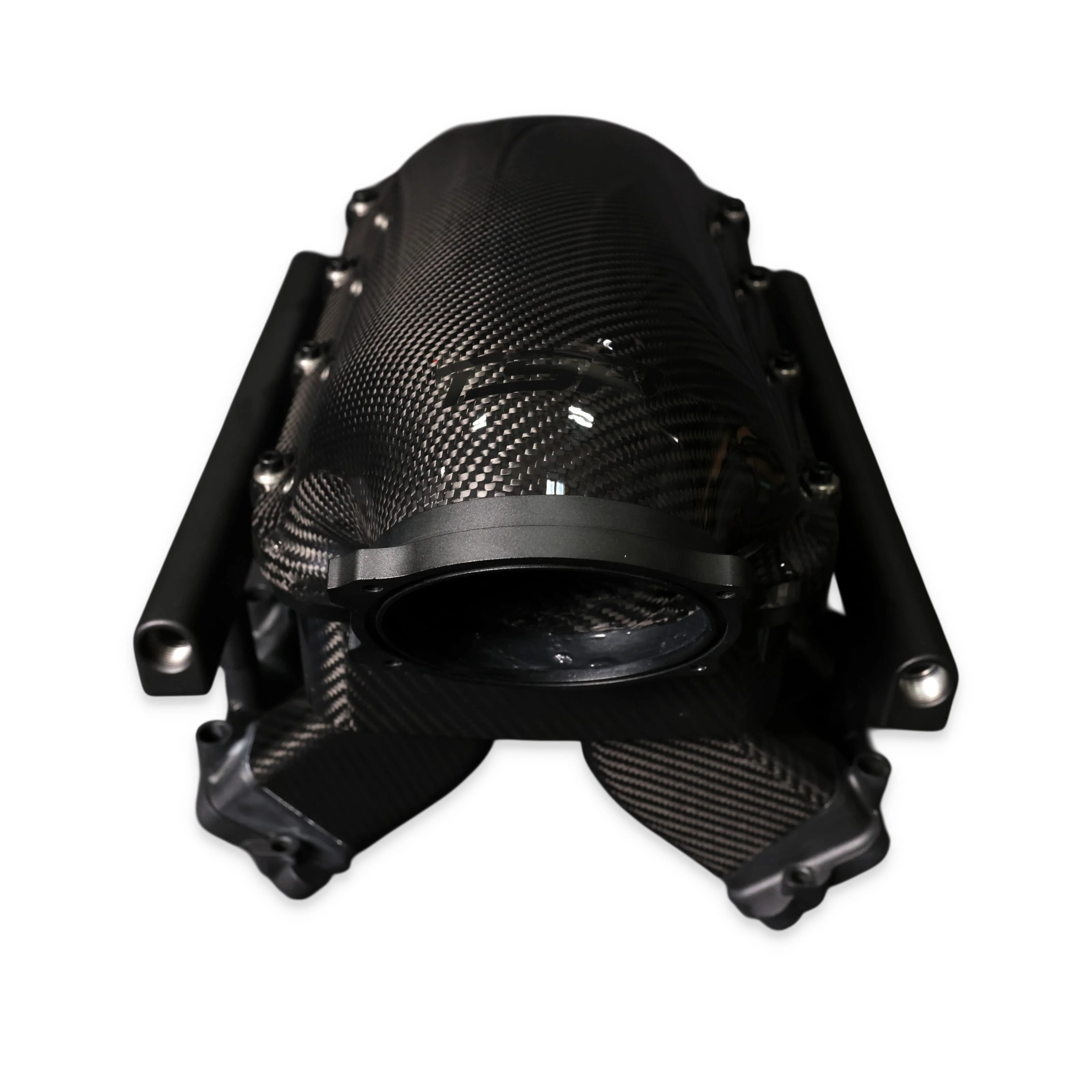GM LS Gen IV Rectangle Port Carbon Fiber Hi-Rise Intake Manifold - Image 2