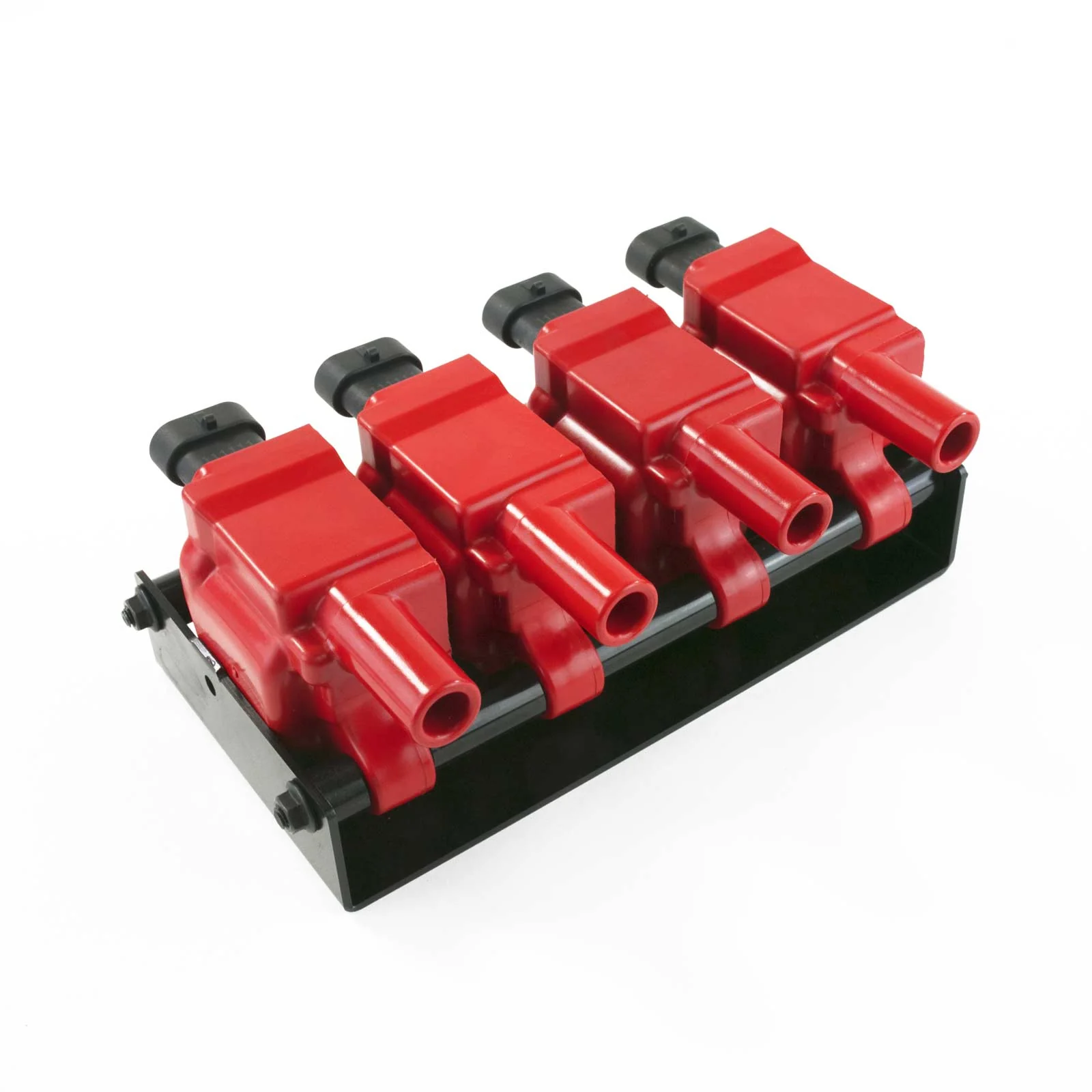 GM LS High Performance Ignition Coils with Relocation Brackets - Black - Image 2