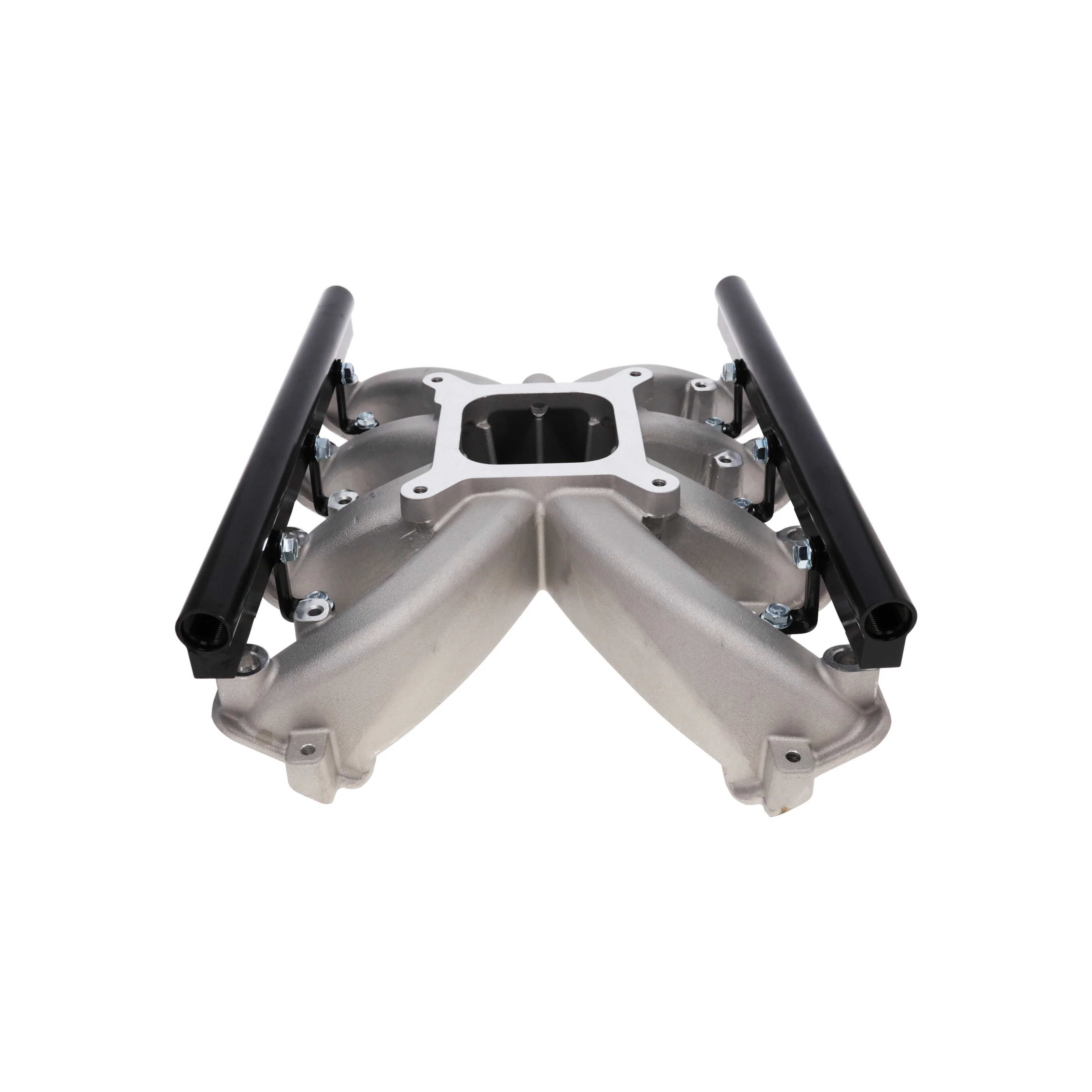 GM LS Rectangle Port EFI Single Plane Aluminum Intake Manifold - Satin - Image 2