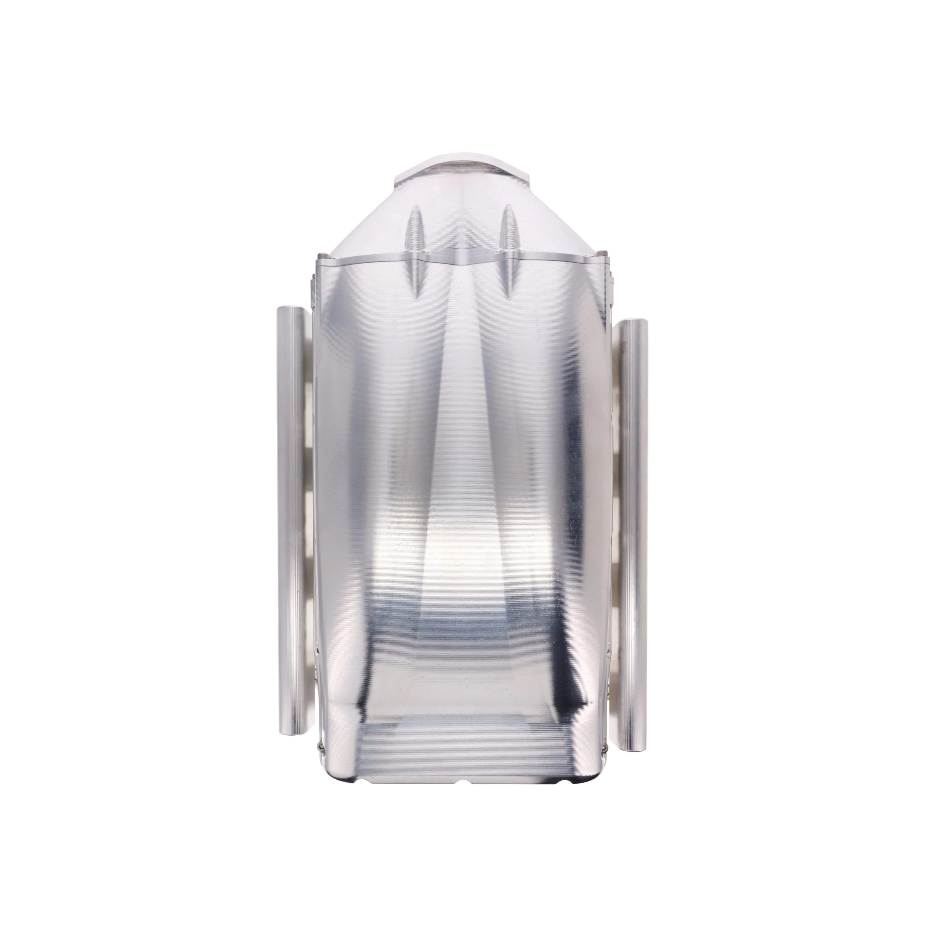 GM LS Rectangle Port V Series Billet Aluminum Hi-Rise Intake - Natural - Image 3