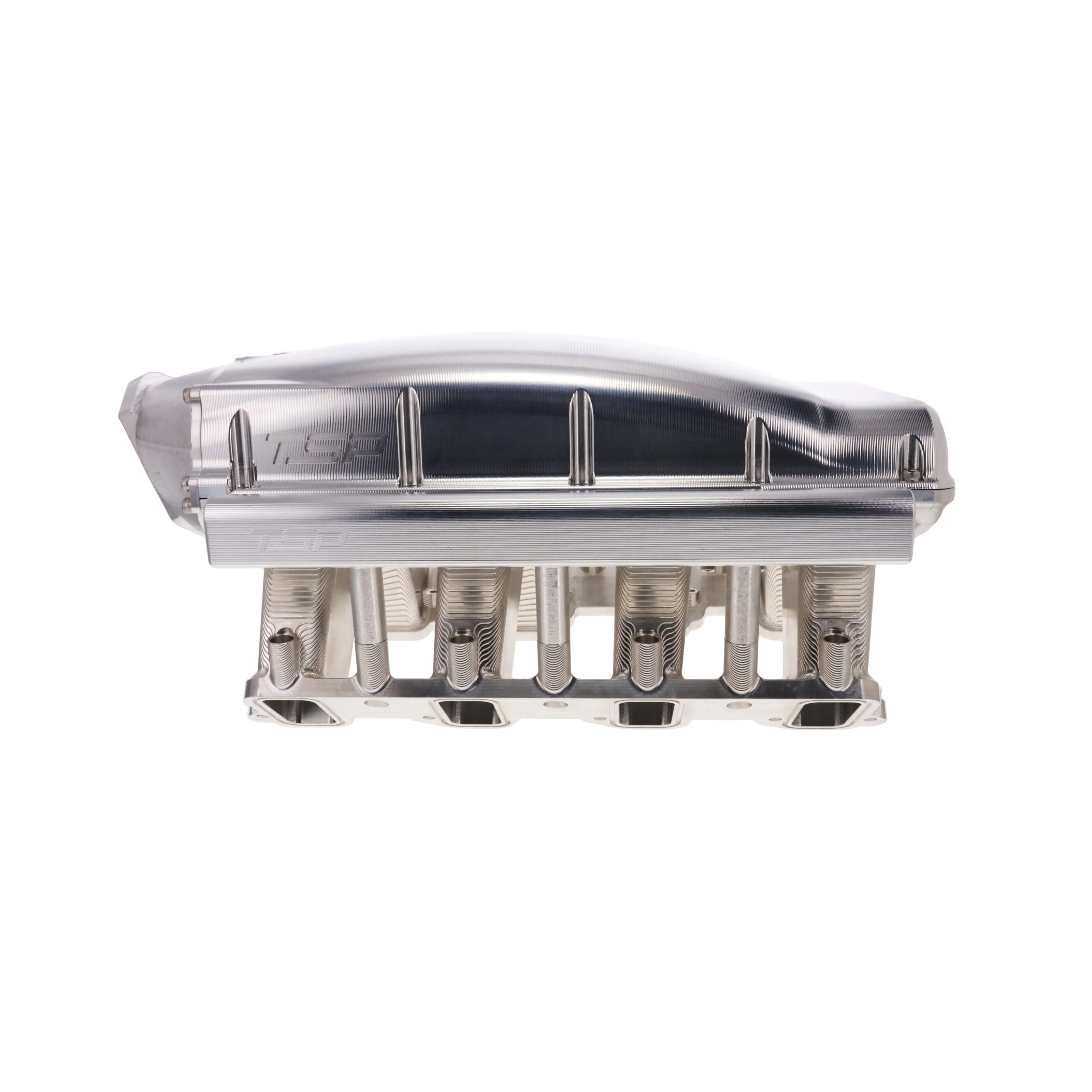 GM LS Rectangle Port V Series Billet Aluminum Hi-Rise Intake - Natural - Image 5