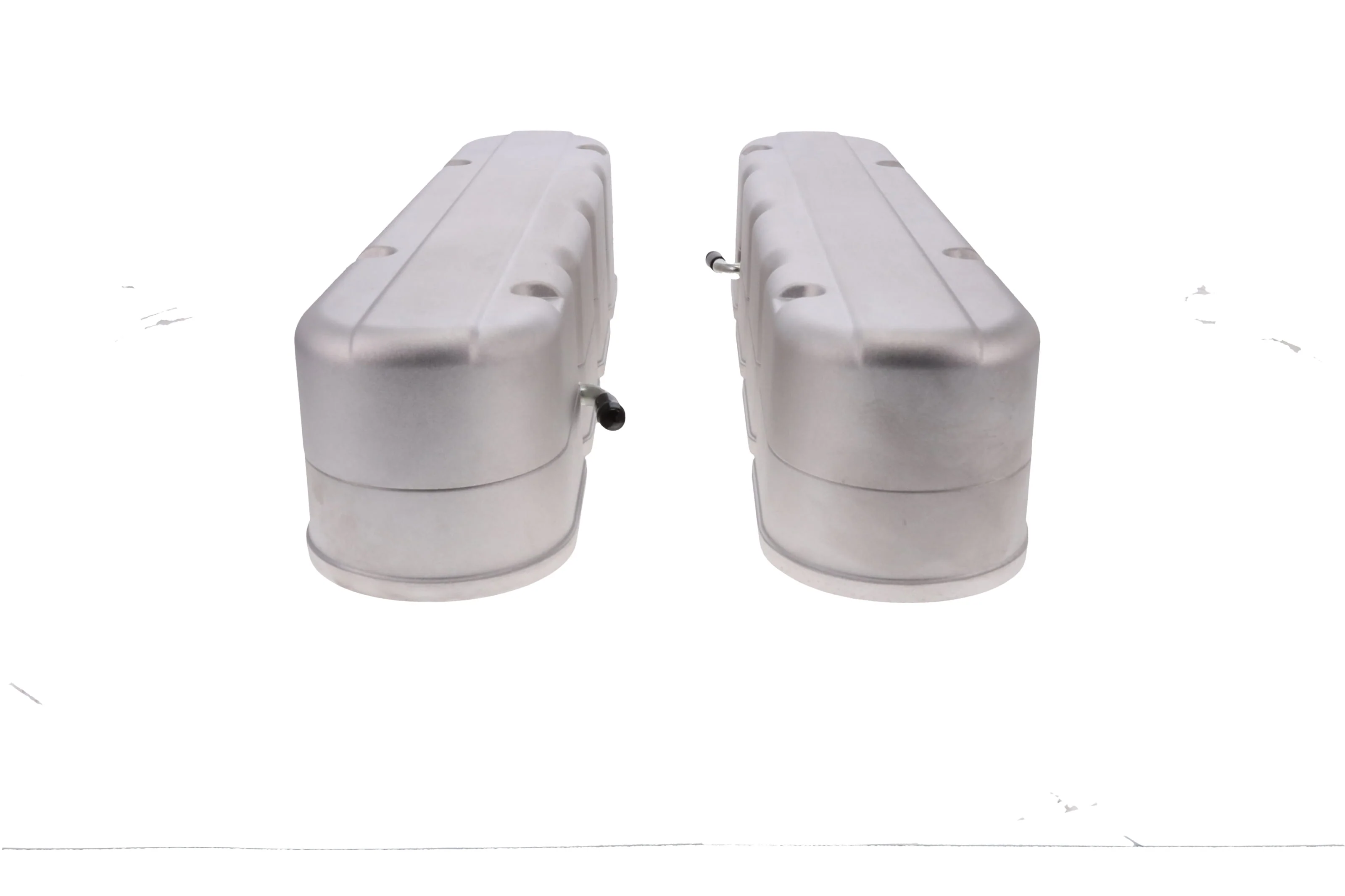 GM LS Smooth Cast Aluminum Valve Covers with Coil Mounts and Covers - Satin - Image 4