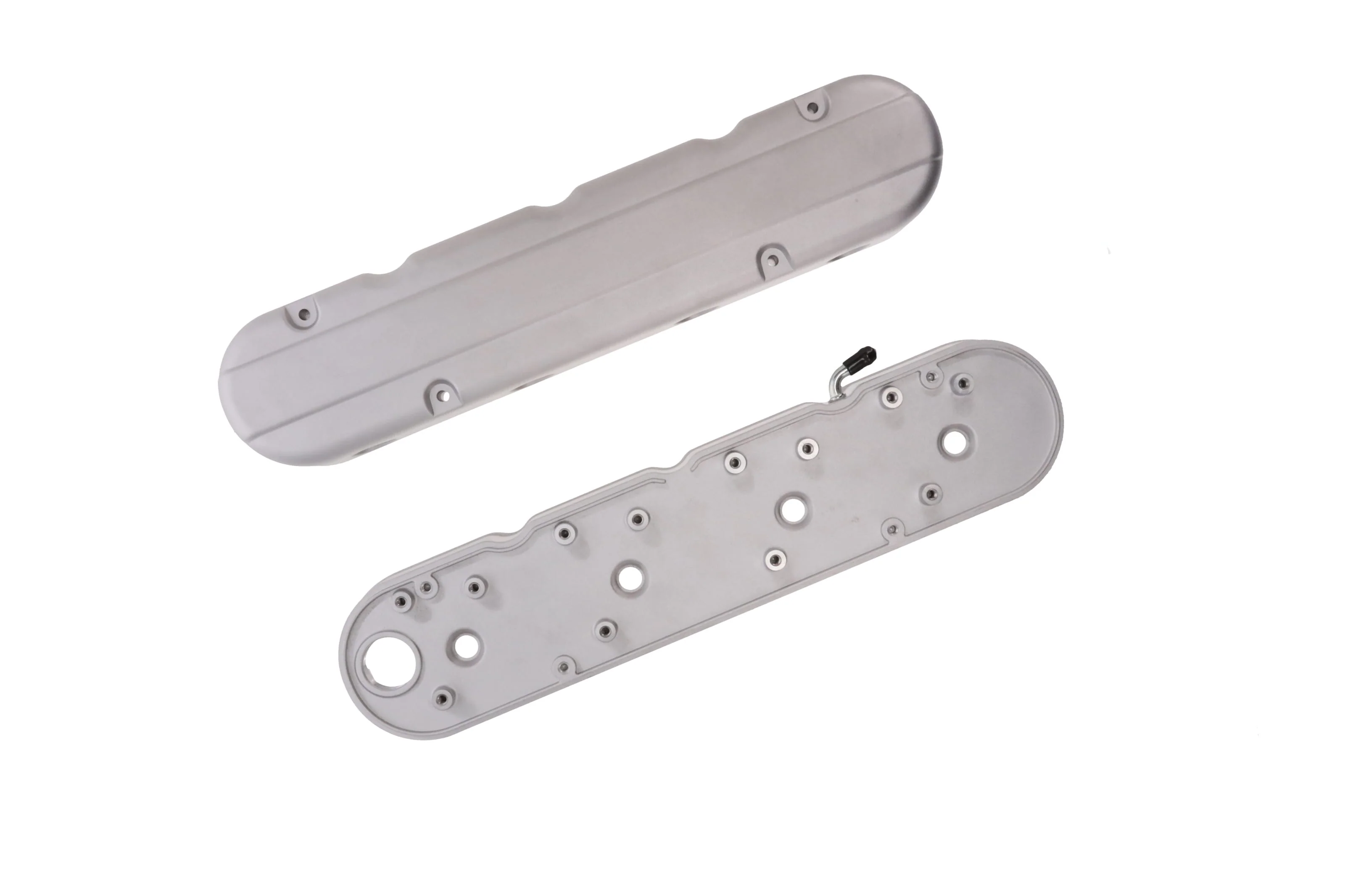 GM LS Smooth Cast Aluminum Valve Covers with Coil Mounts and Covers - Satin - Image 5