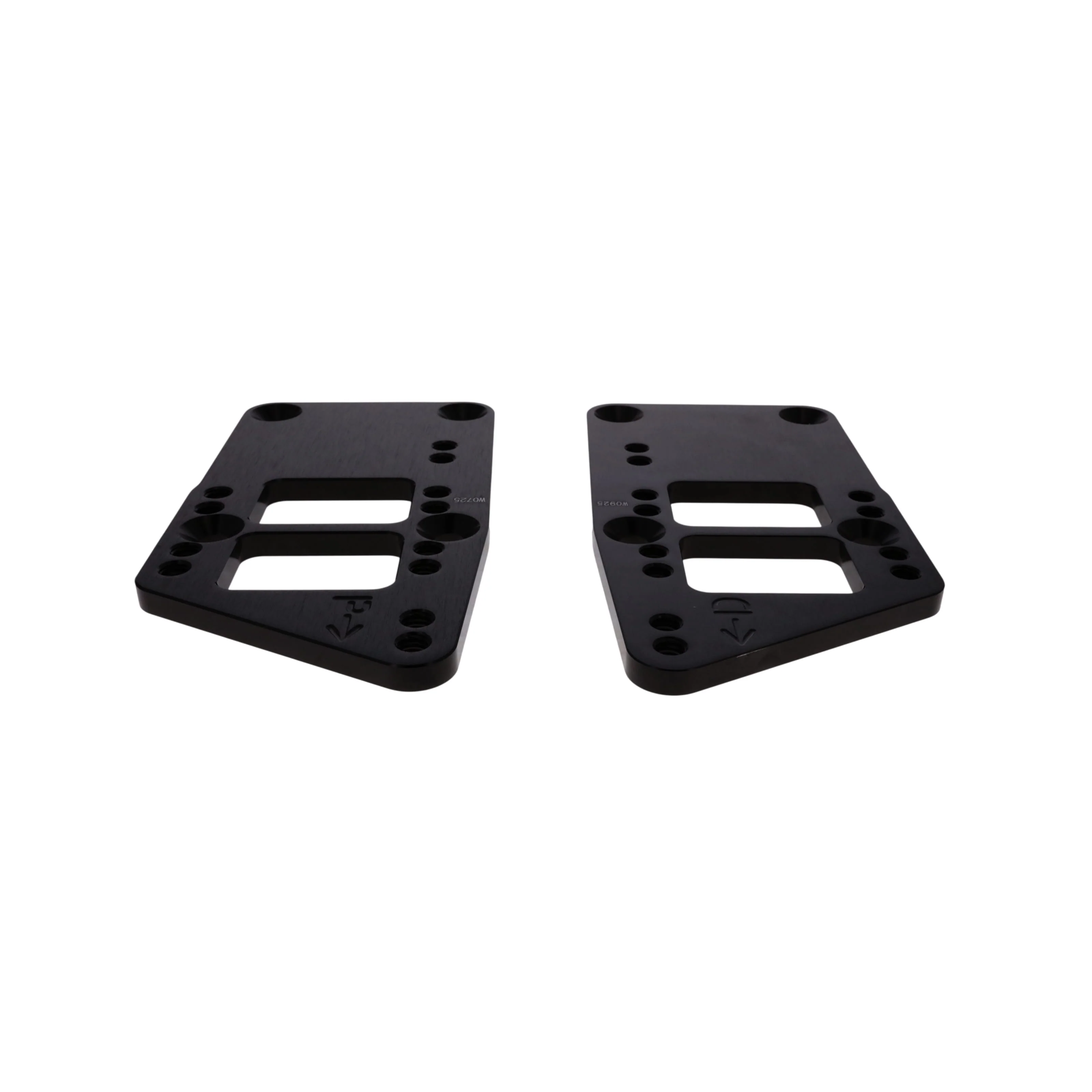 GM LS to Small Block/Big Block Chevy Motor Mount Adapter Plates - Black - Image 3