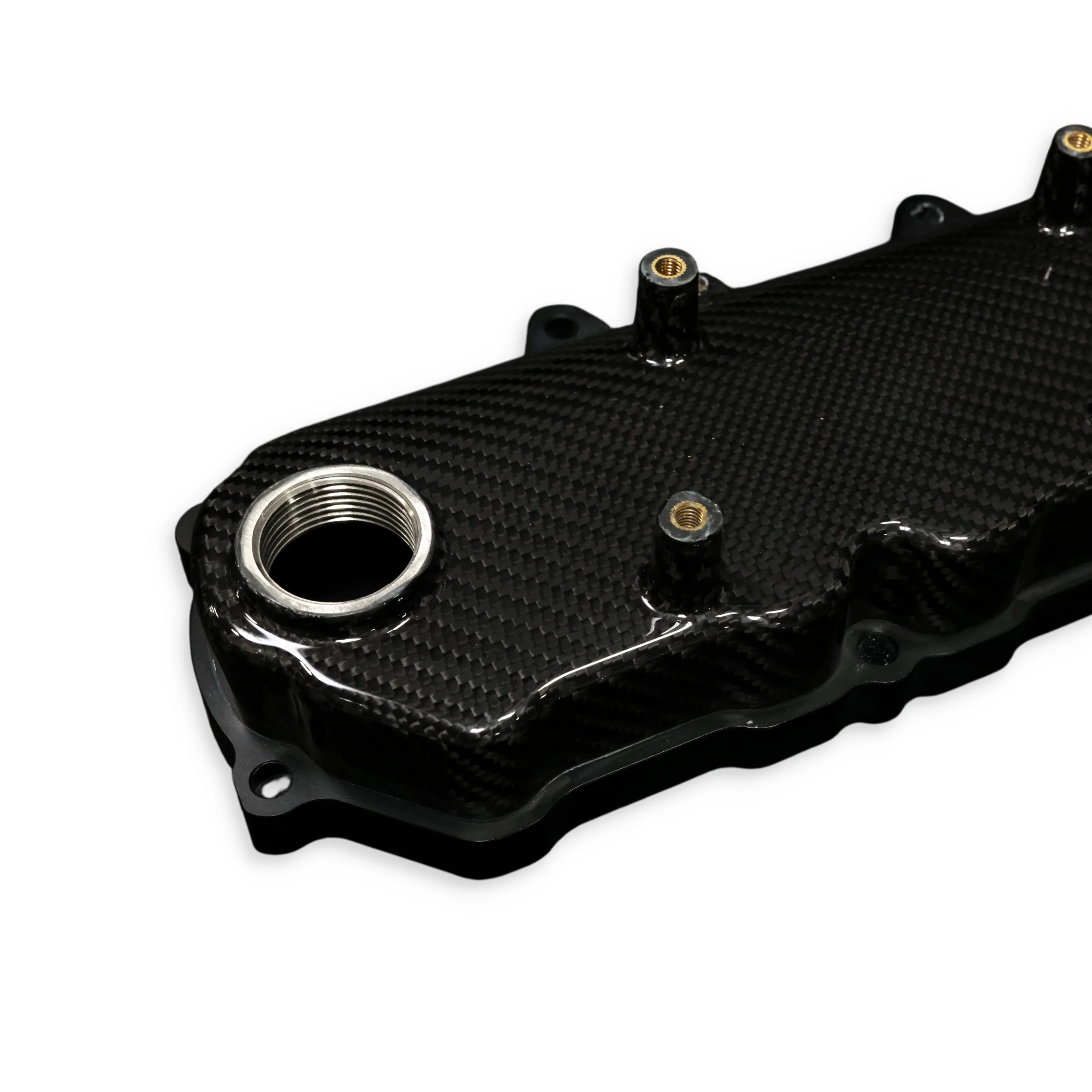 GM LT Black Carbon Fiber Valve Covers - Image 4