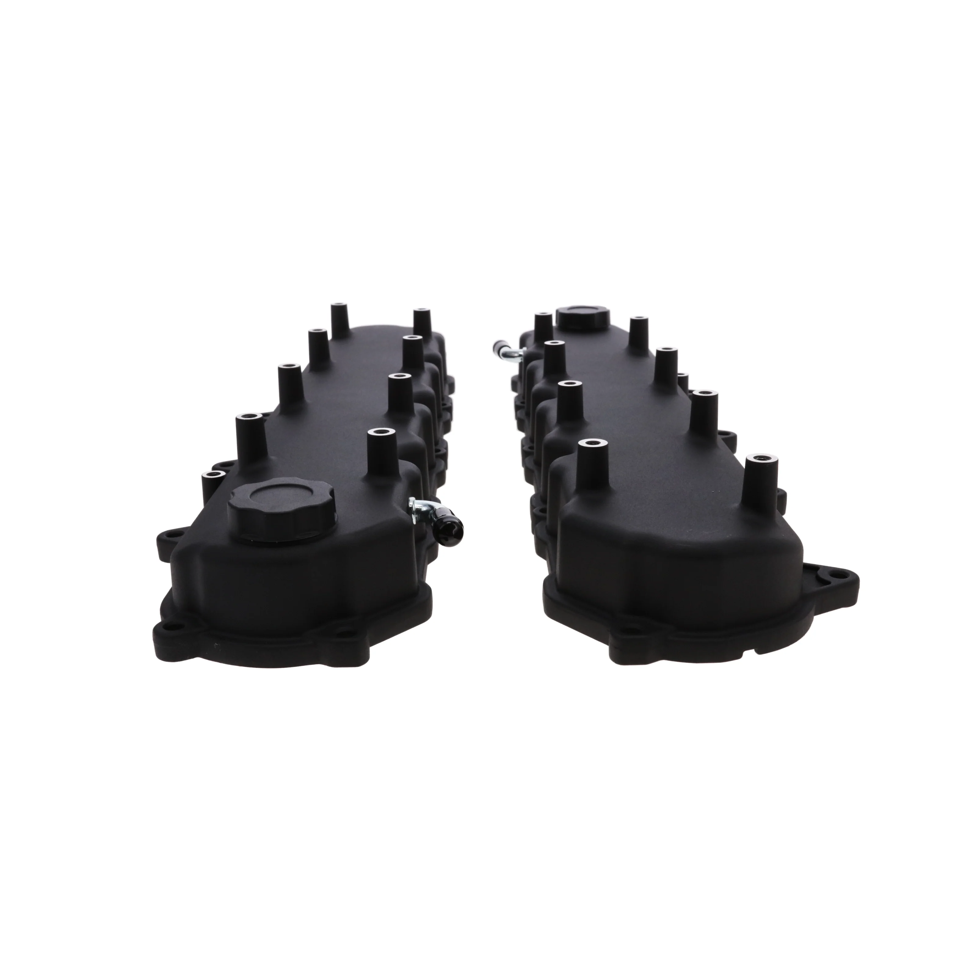 GM LT Cast Aluminum Valve Covers with Coil Mounts - Black - Image 3