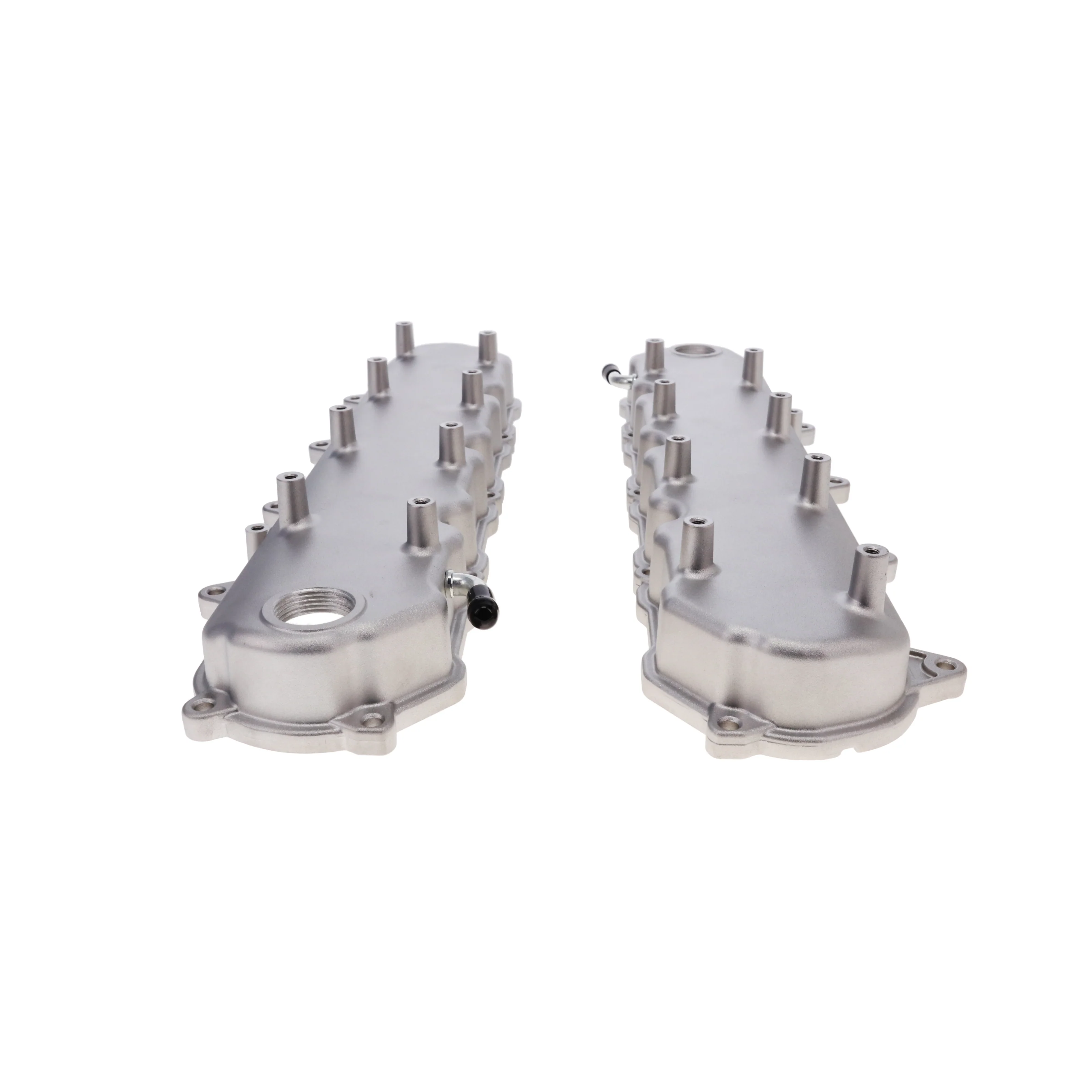 GM LT Cast Aluminum Valve Covers with Coil Mounts - Satin - Image 2